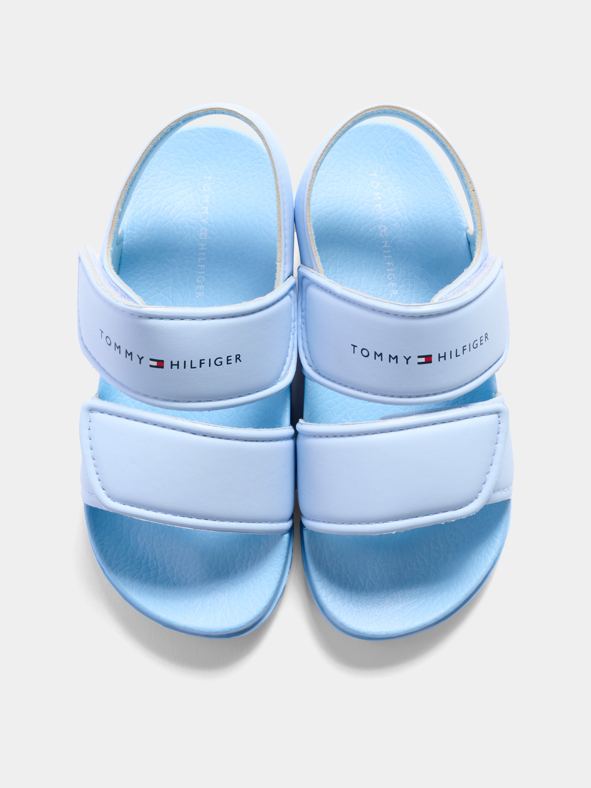 Sandali celesti per bambino con logo,Tommy Hilfiger Junior,T1X2 33913 1172812