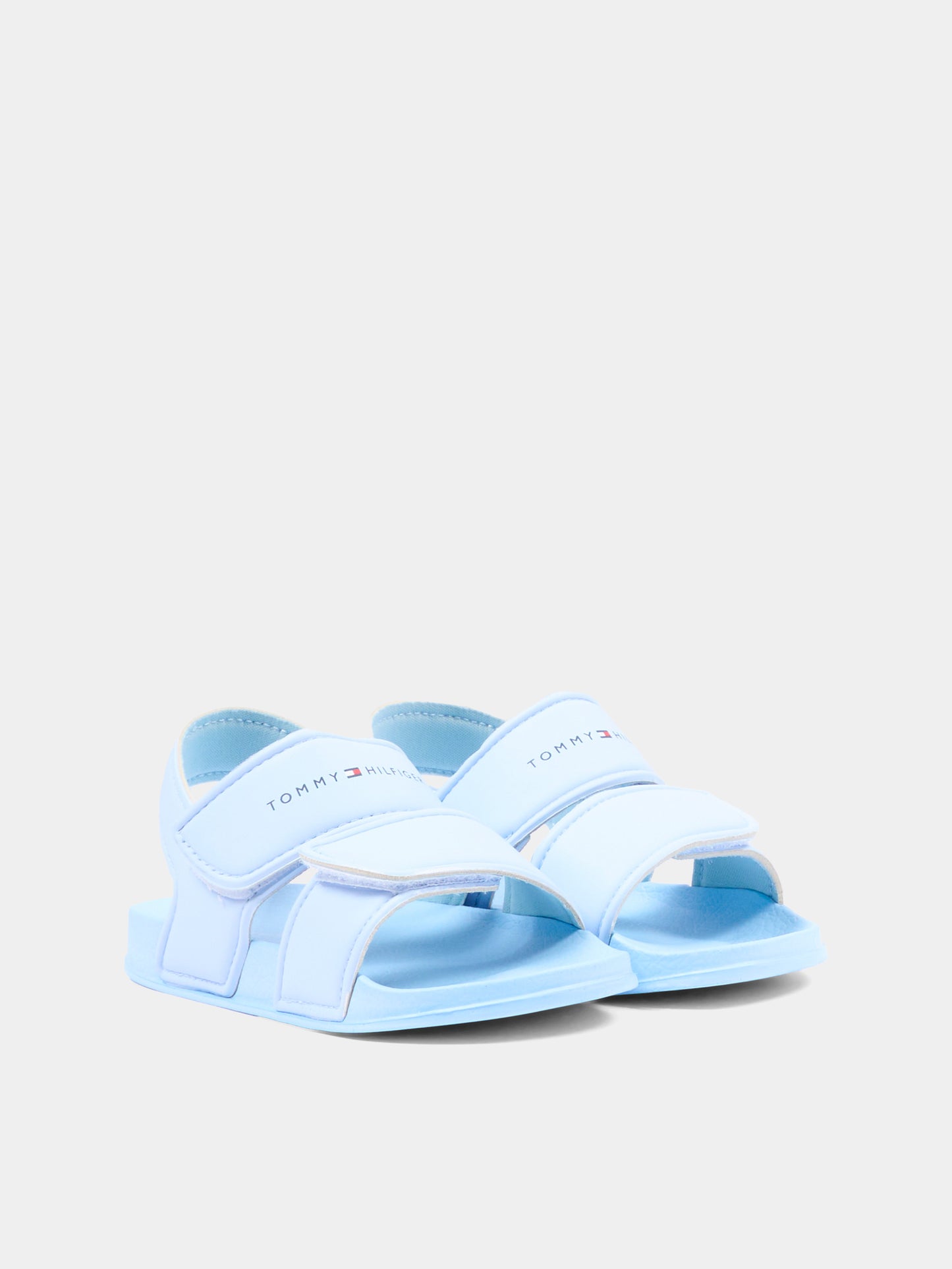 Sandali celesti per bambino con logo,Tommy Hilfiger Junior,T1X2 33913 1172812