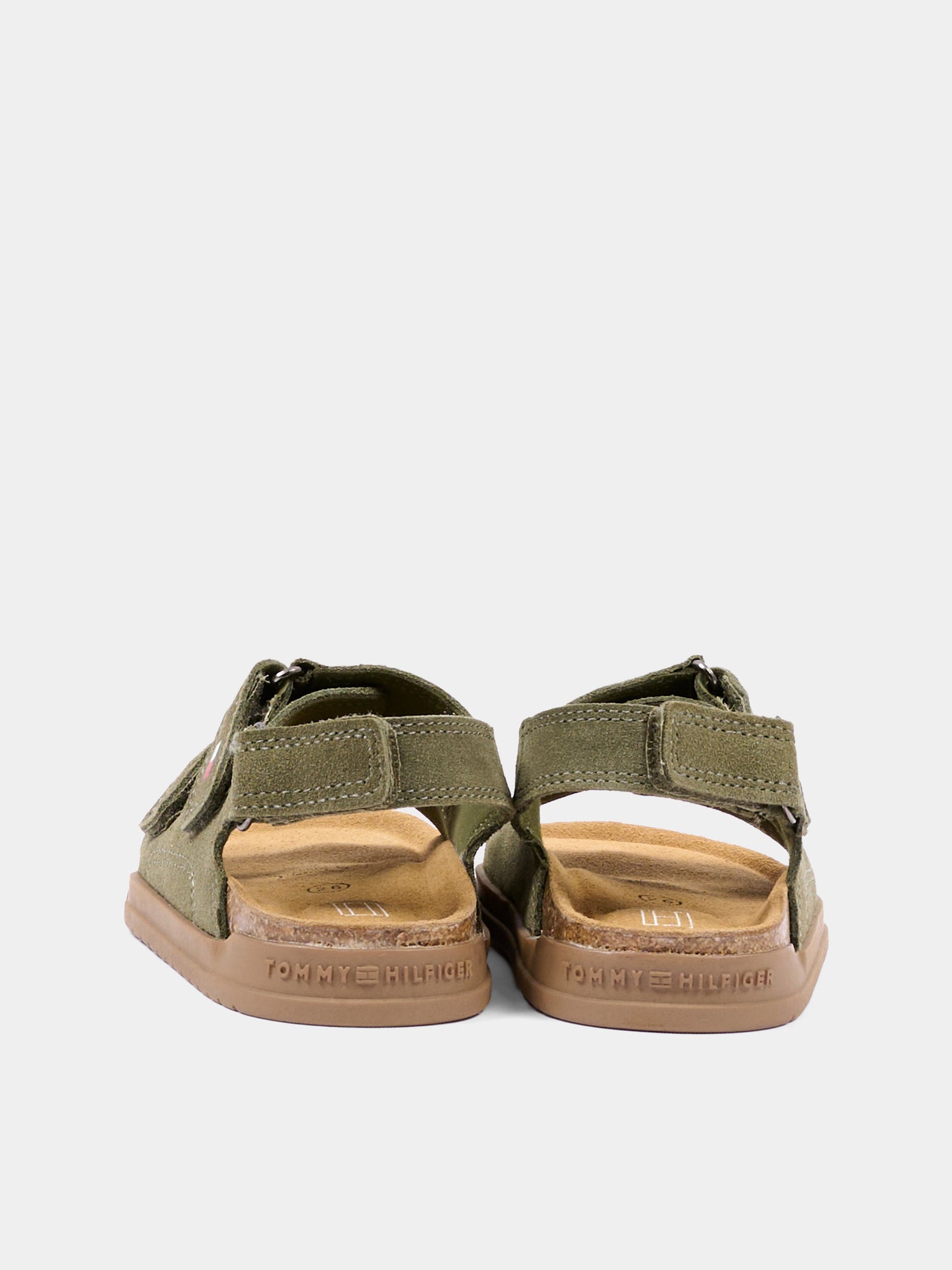 Sandali verdi per bambini con Tommy flag,Tommy Hilfiger Junior,T3X2 34394 1899400