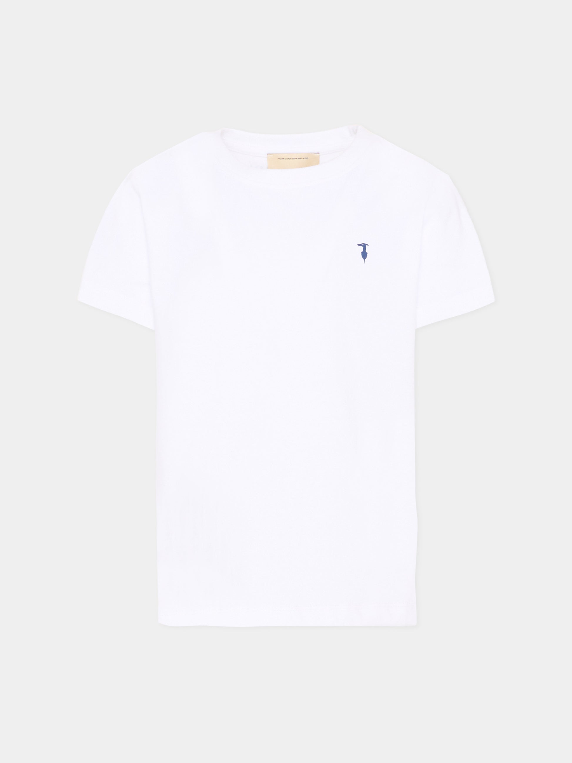 T-Shirt bianca per bambino con logo,Trussardi Junior,TBP26002TS WHITE