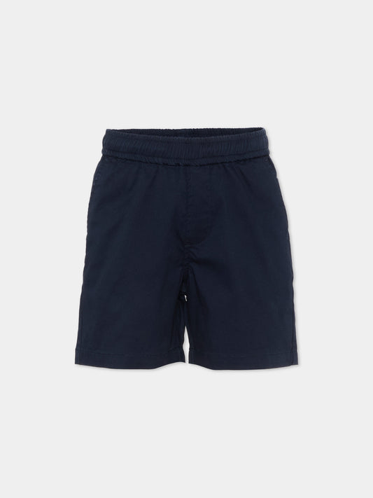 Shorts blu per bambino,Trussardi Junior,TIP26146BE BLUE ESTATE