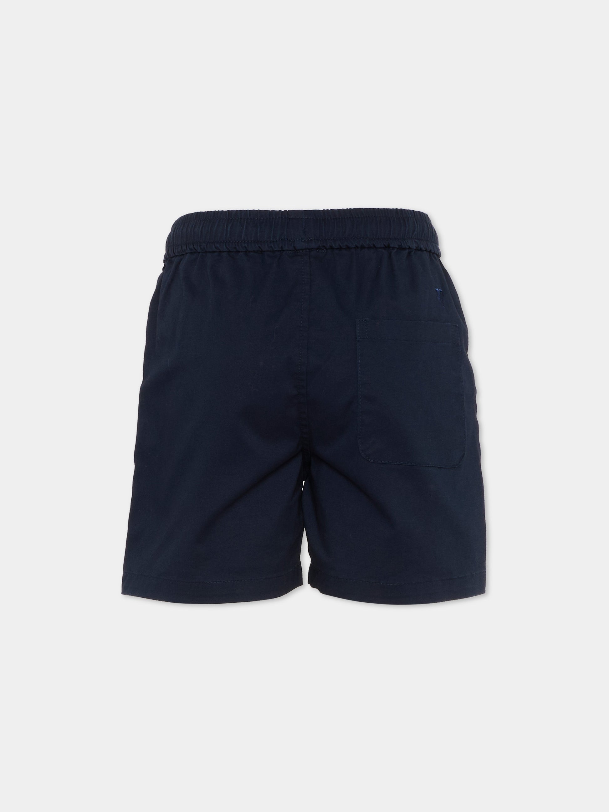Shorts blu per bambino,Trussardi Junior,TIP26146BE BLUE ESTATE