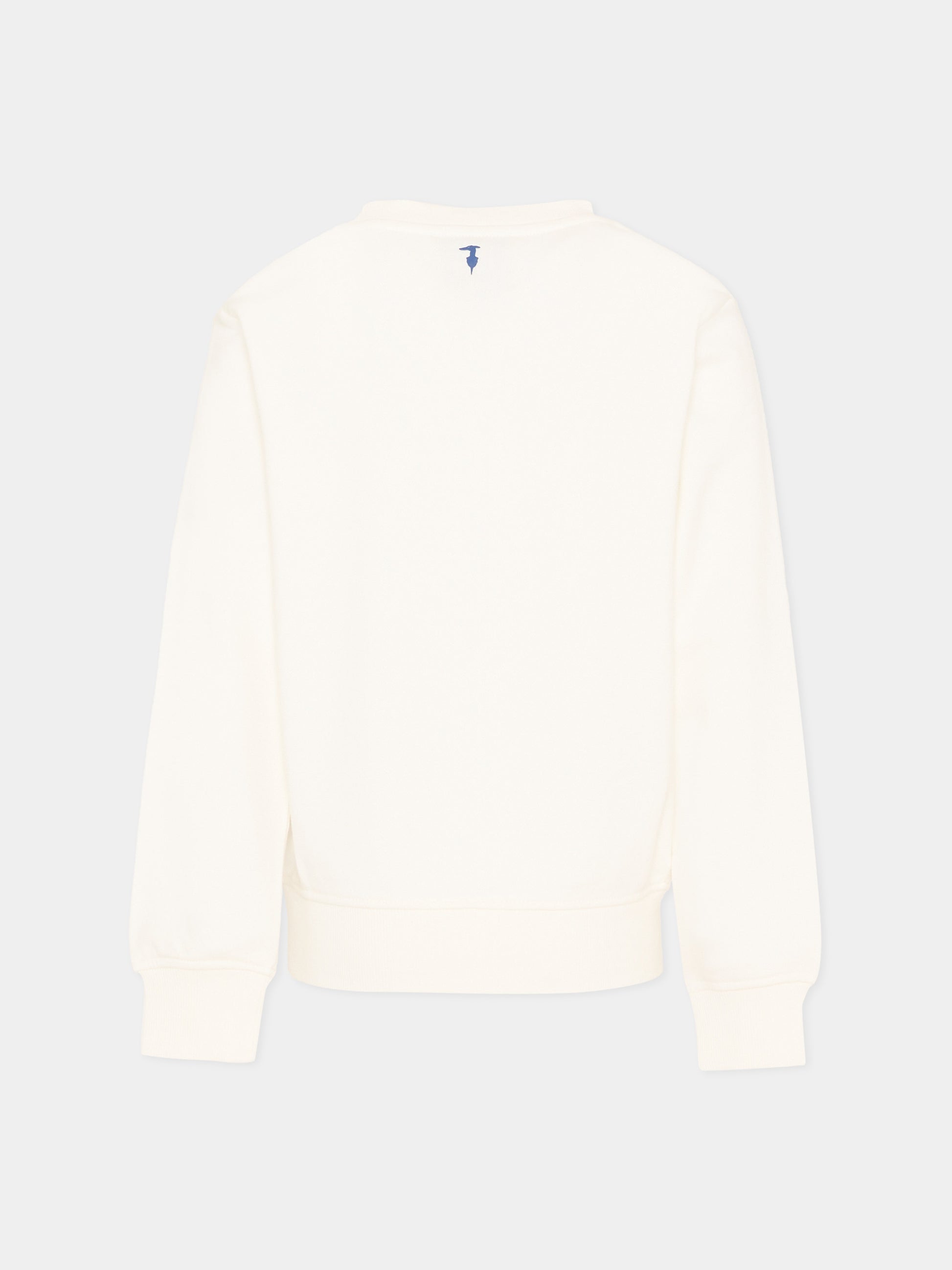Felpa avorio per bambino con logo,Trussardi Junior,TBP26013FE OFF-WHITE
