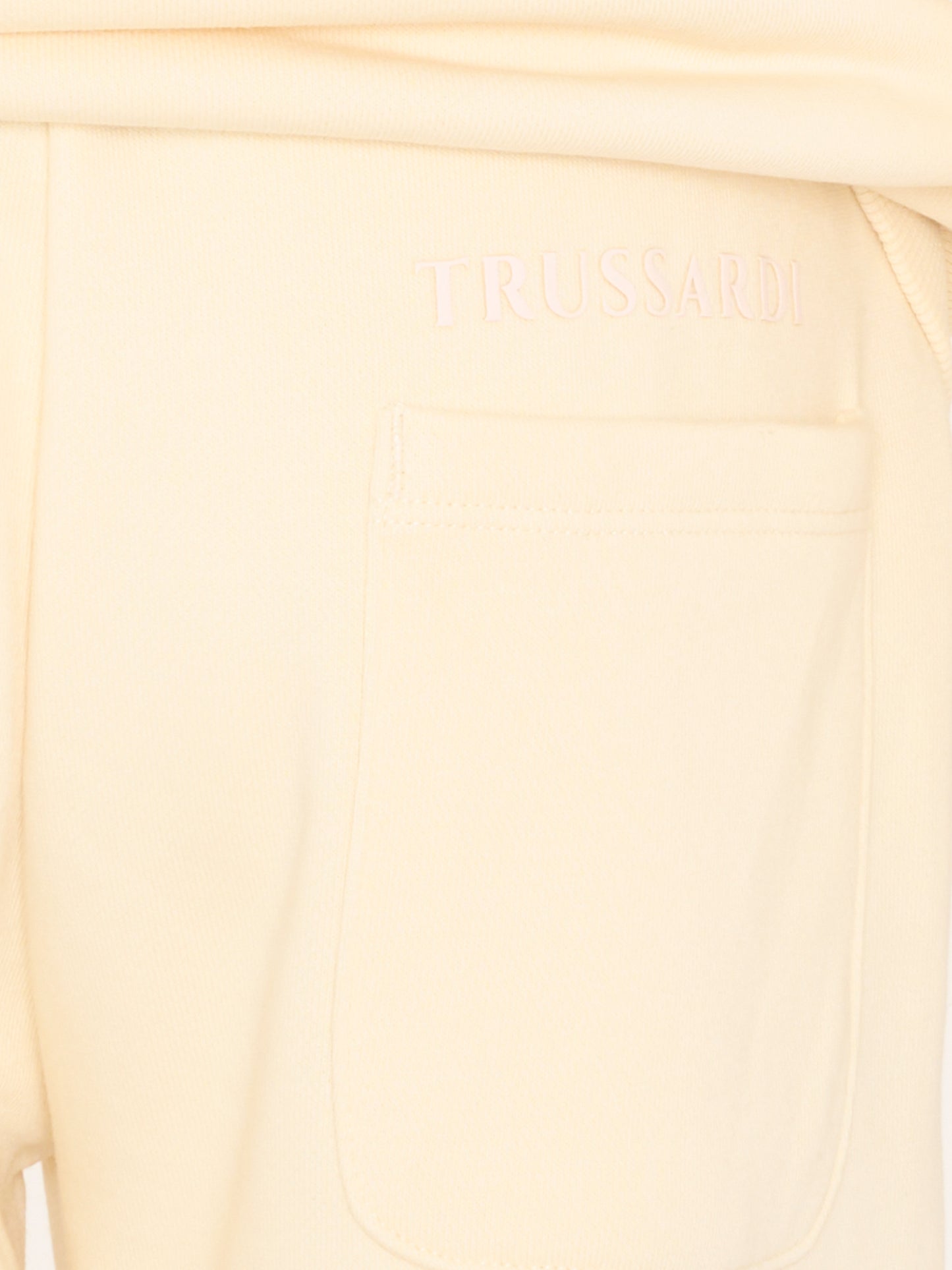 Completo sportivo beige per bambino con logo,Trussardi Junior,TBP26009CF BEIGE NEW ECRU