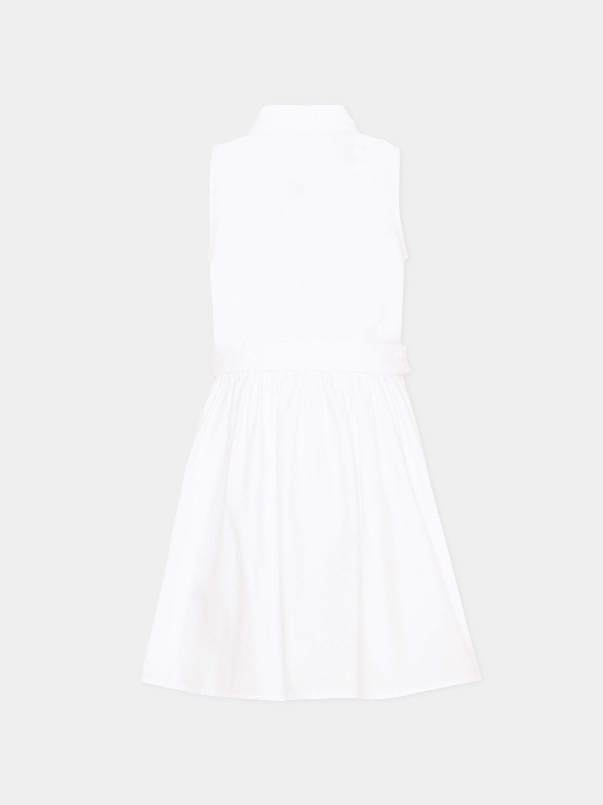 Vestito bianco per bambina con Polo Pony,Ralph Lauren Kids,934188001