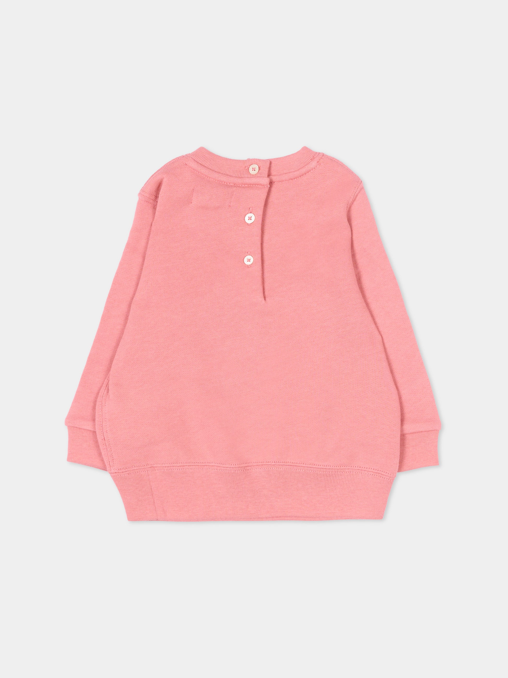 Felpa rosa per neonata con Polo Bear,Ralph Lauren Kids,B15228001