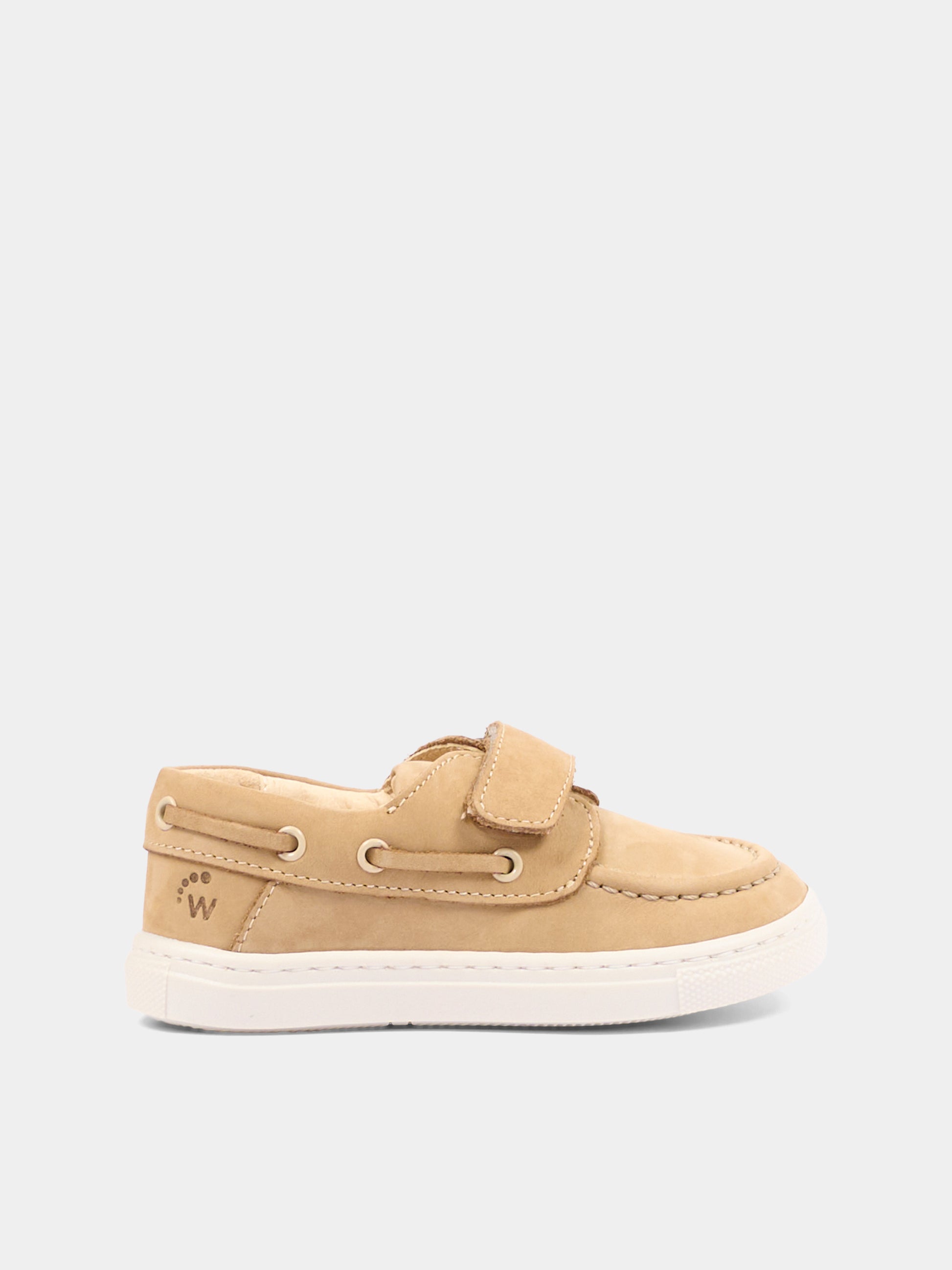 Mocassini beige per bambino,Walkey,Y1B4 43990 0124501
