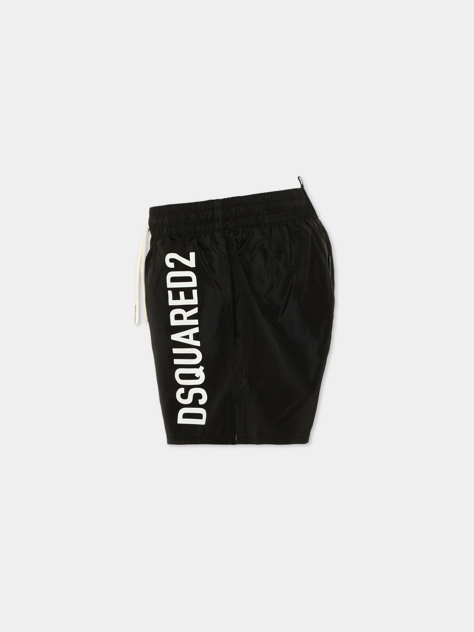 Boxer mare nero per bambino logo,Dsquared2,DQ3293 D0AHA DQ900