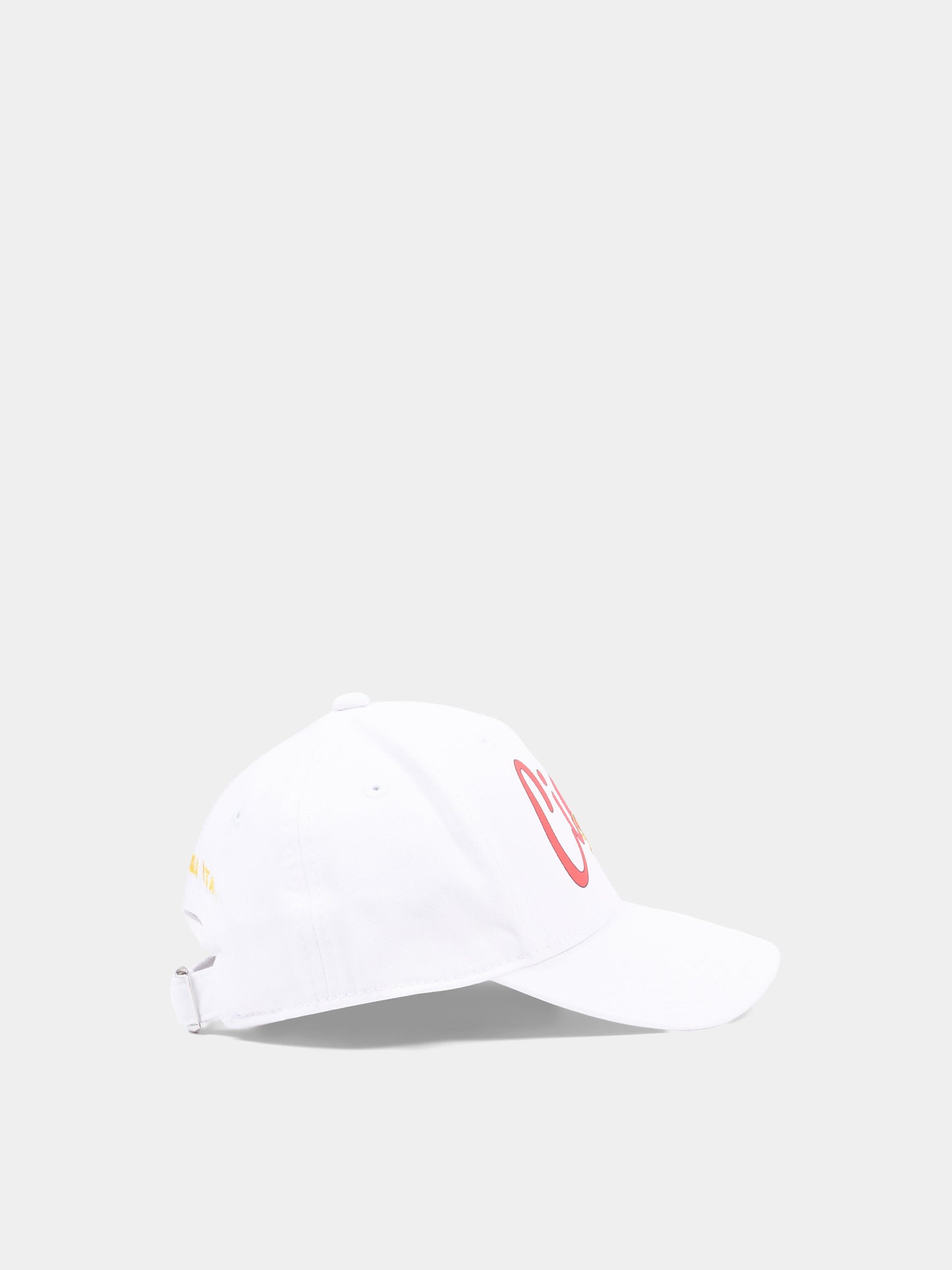 Cappello bianco per bambini con logo,Dsquared2,DQ3379 D00YT DQ100