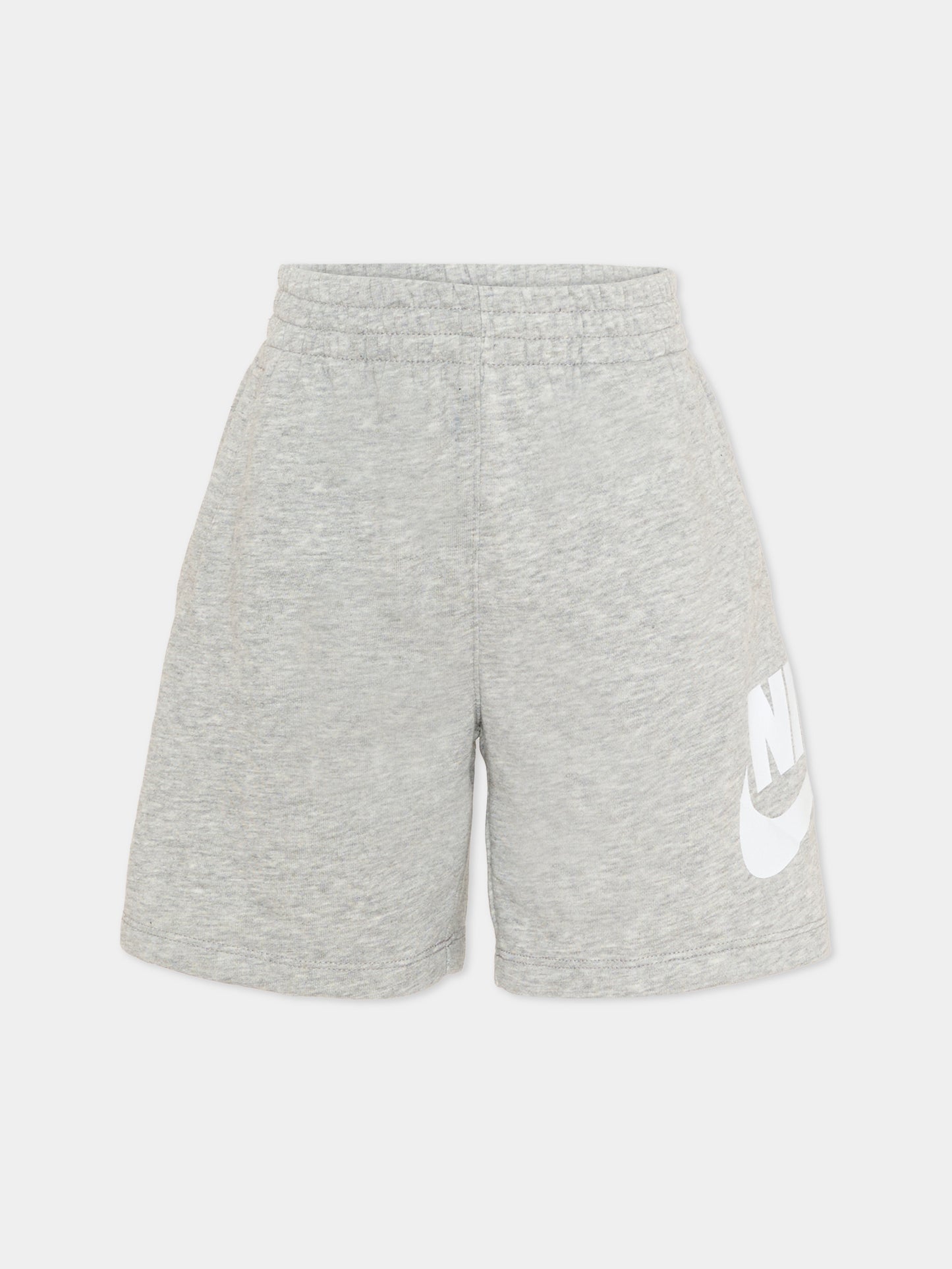 Shorts sportivi grigi per bambini con logo,Nike,86L100 042