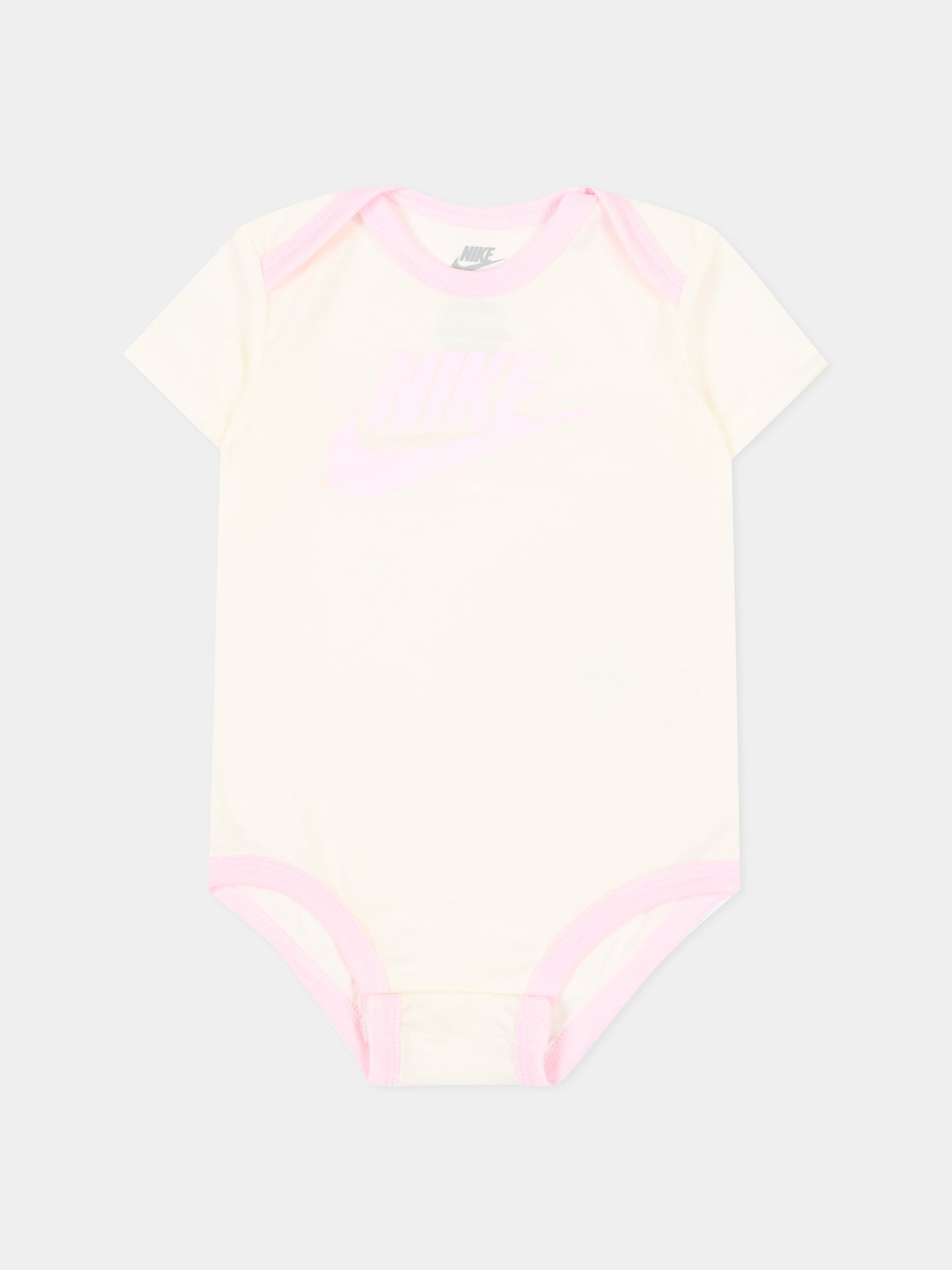 Completo sportivo rosa per neonata con logo,Nike,66J461 A9Y