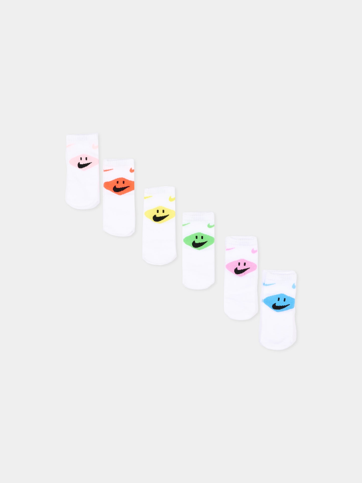 Calzini multicolor per neonato con Swoosh,Nike,NN1326 A0W