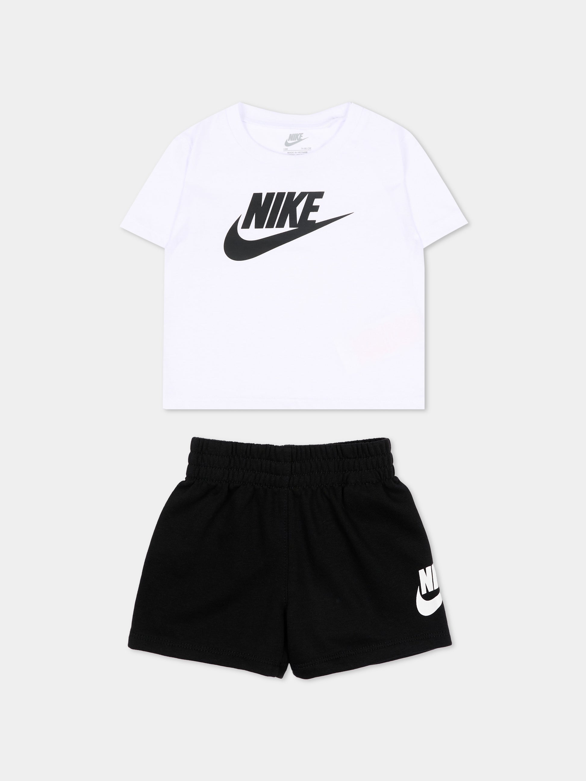 Completo sportivo multicolor per neonato con logo,Nike,66L596 F66