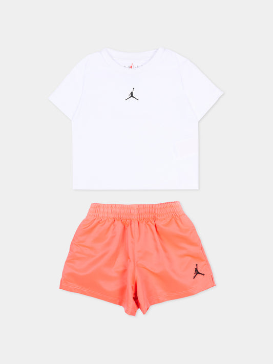 Completo multicolor per neonato con logo,Jordan,65D907 H07