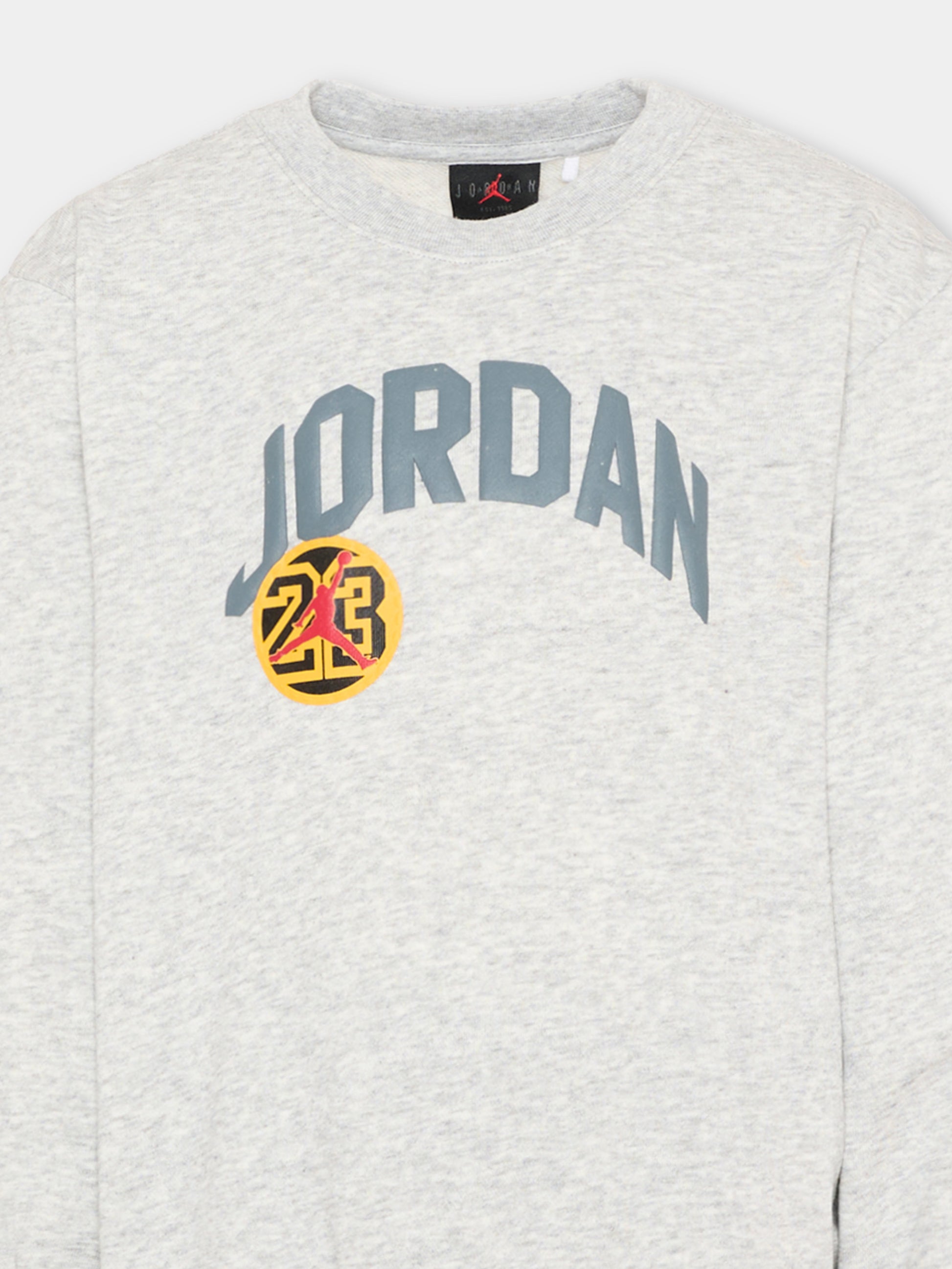 Completo sportivo nero per bambino con loghi,Jordan,85F571 023