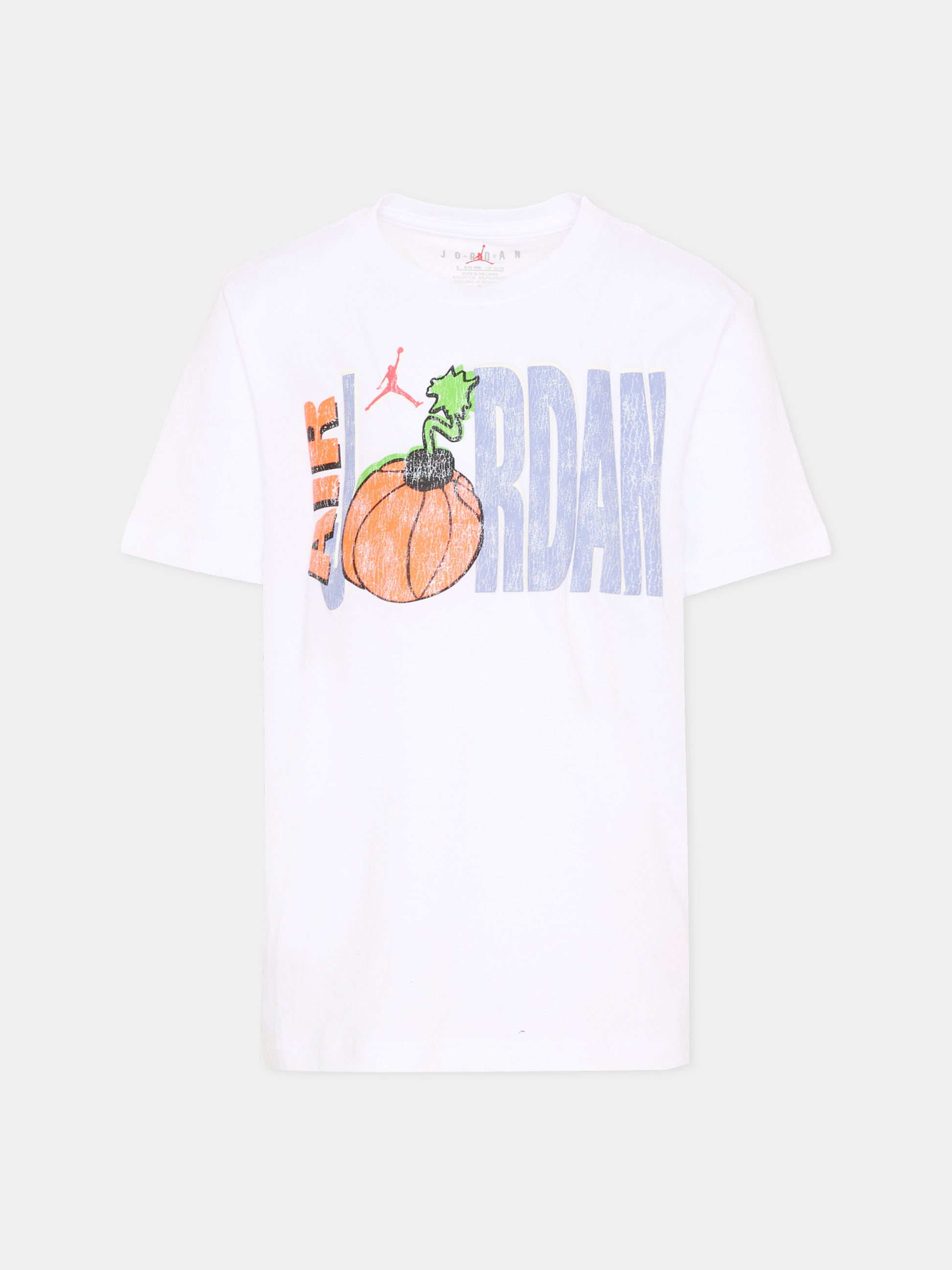 T-shirt bianca per bambino con logo,Jordan,95F629 001