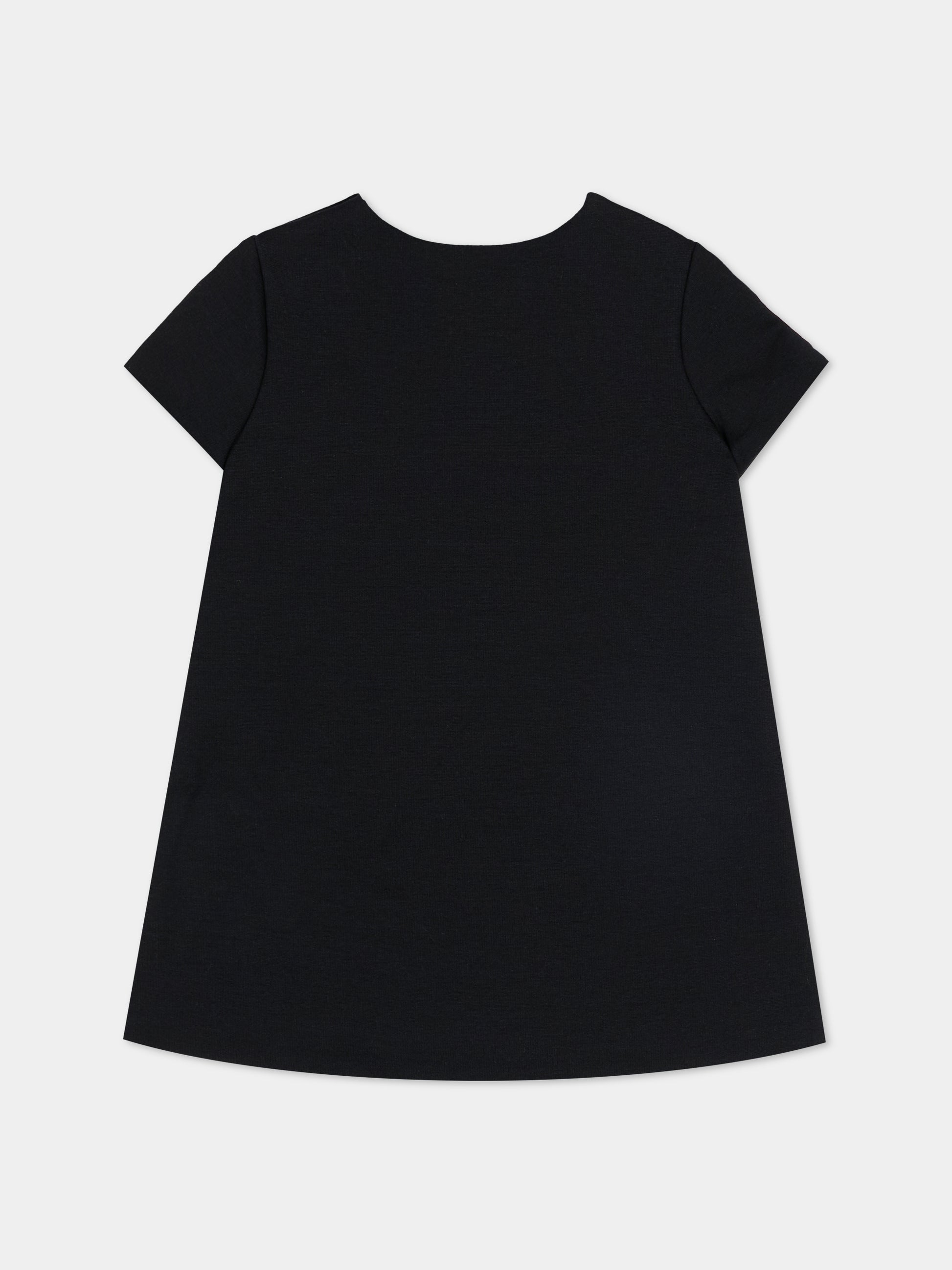 Vestito nero per neonata con logo,Versace,1023135 1A17130 2B130