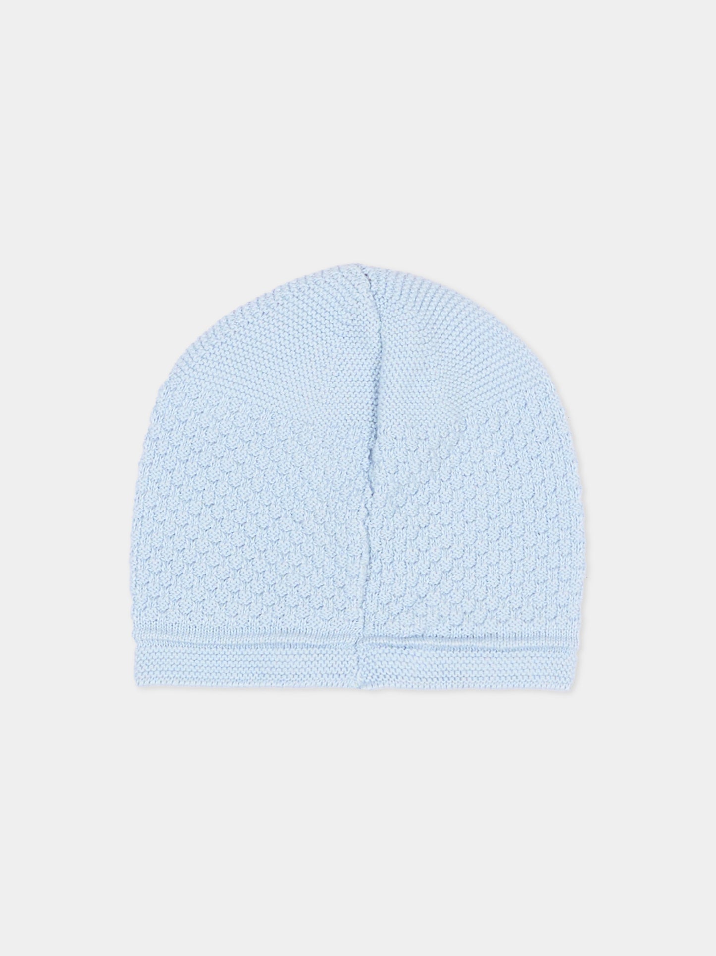 Cappellino celeste per neonato tricot,Paz Rodríguez,040 123413 801 H82