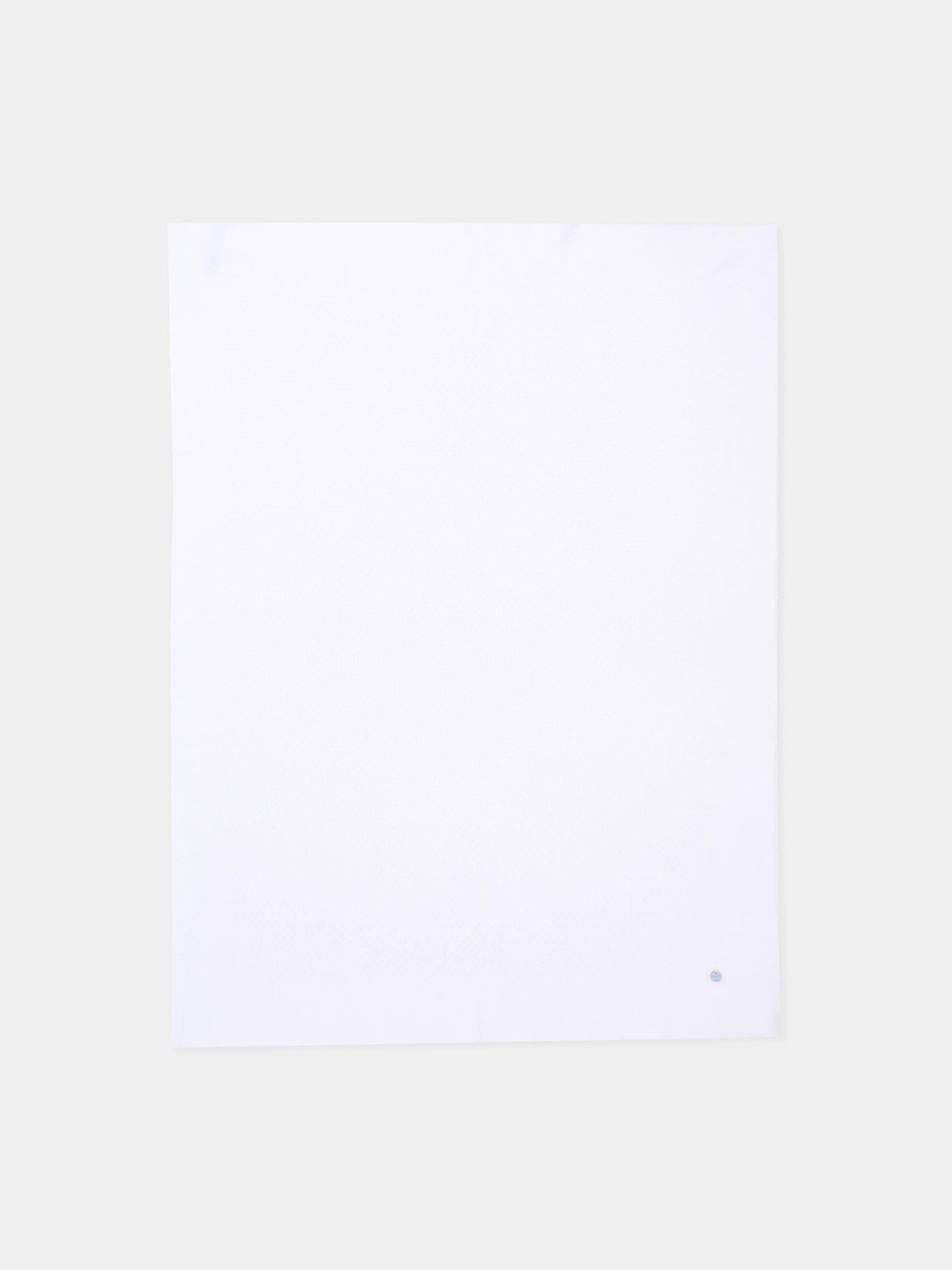 Coperta bianca per neonati in tricot,Paz Rodríguez,031 123414 01 H82