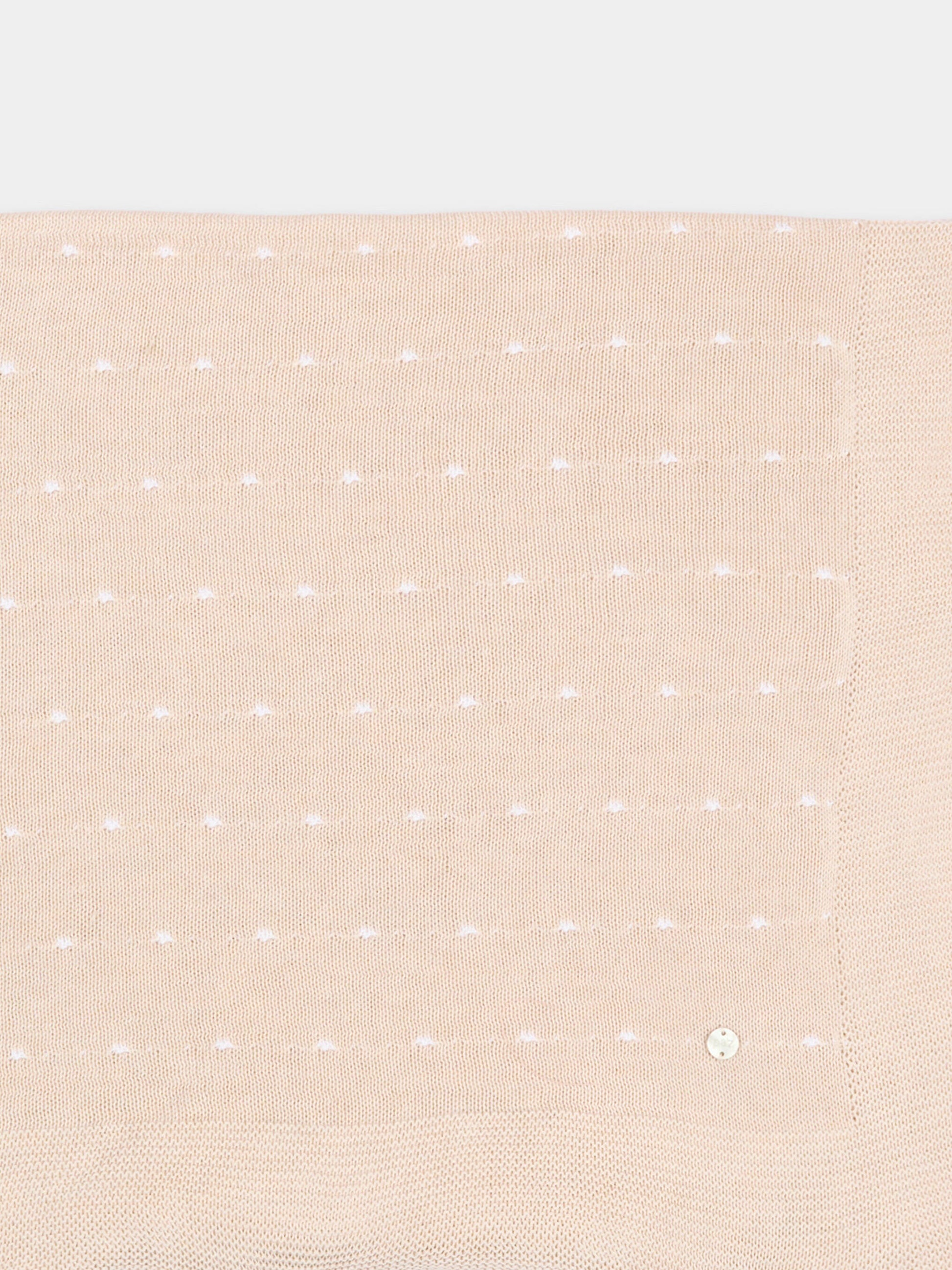Coperta beige in tricot per neonati,Paz Rodríguez,029 123496 7901 H82
