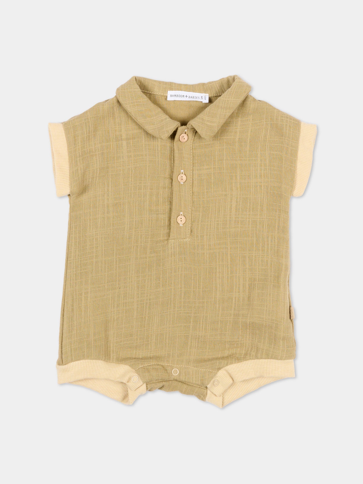 Pagliaccetto beige per neonati,Bamboom,1113TE00070 MUSTARD