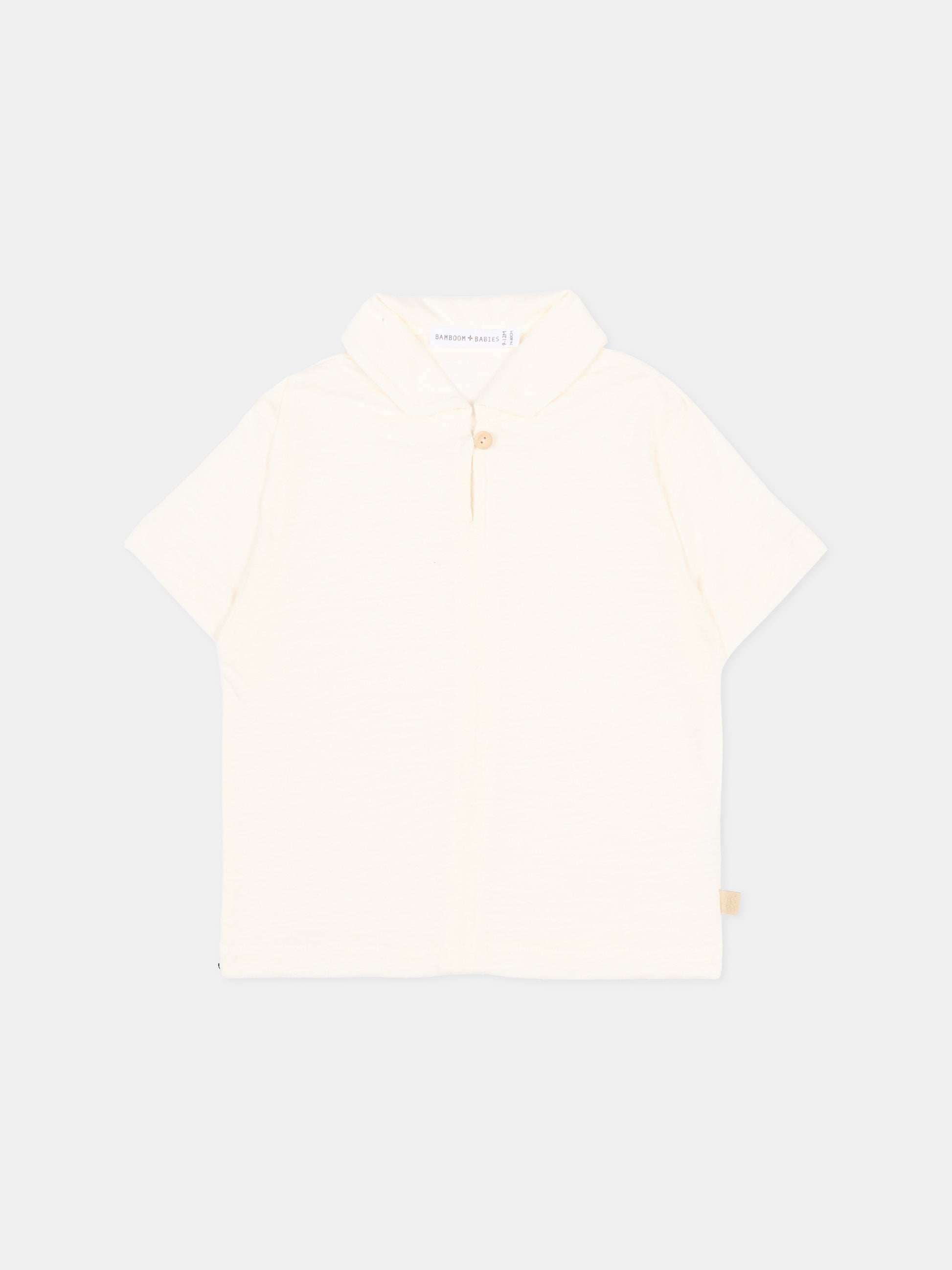 Camicia avorio per neonato,Bamboom,1117TE00012 OFFWHITE
