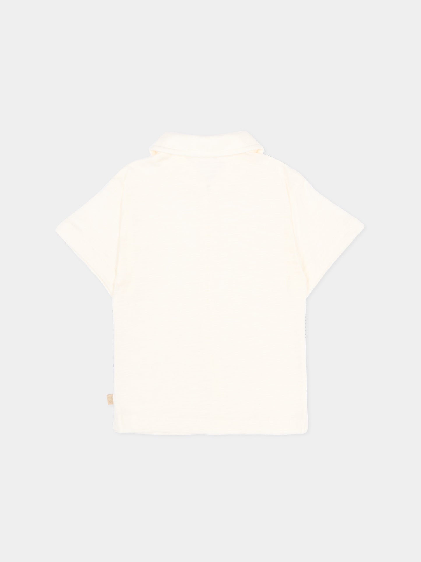 Camicia avorio per neonato,Bamboom,1117TE00012 OFFWHITE