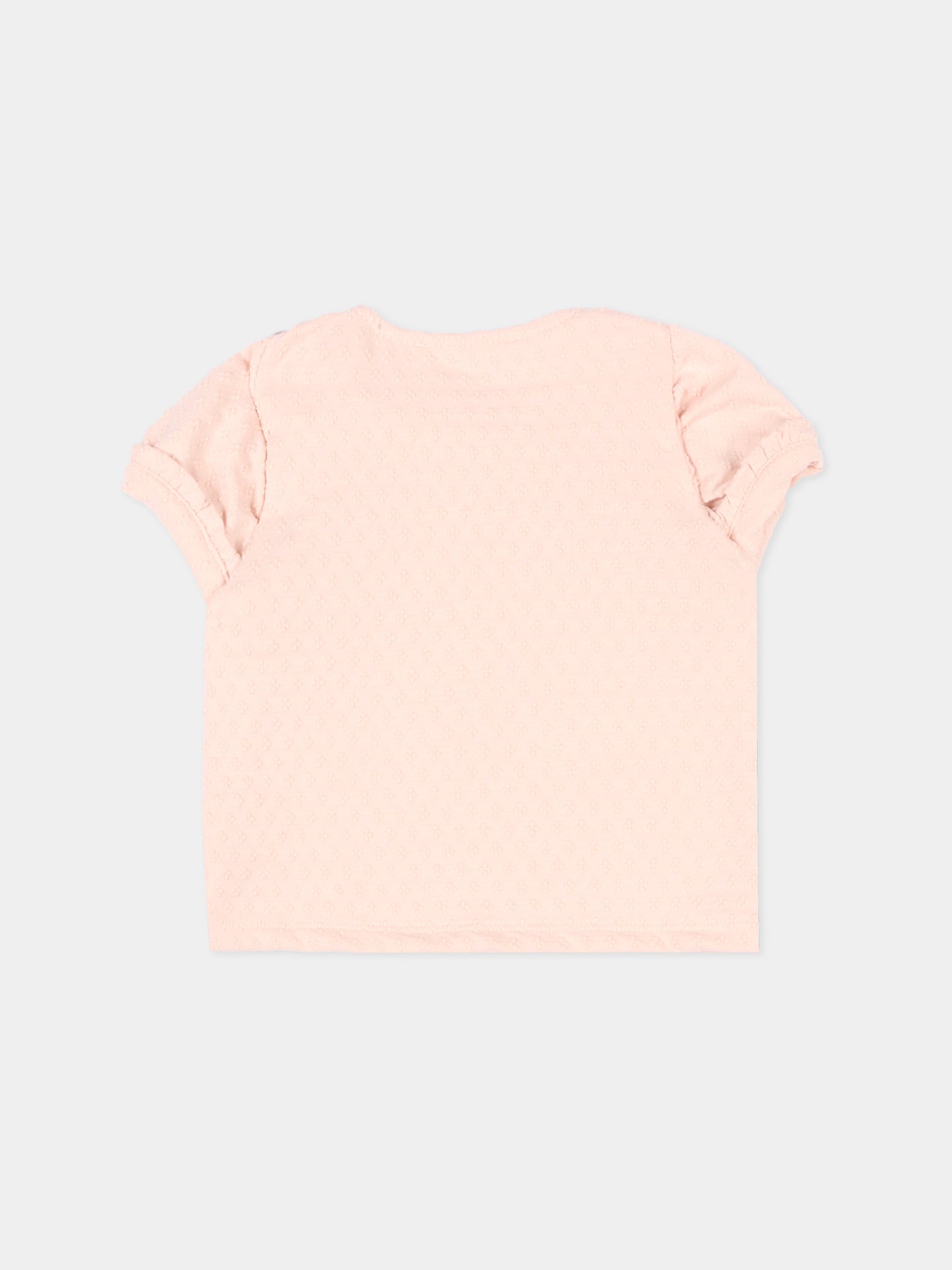 T-shirt rosa per neonata,Bamboom,1123TE00073 PINK BLOOM