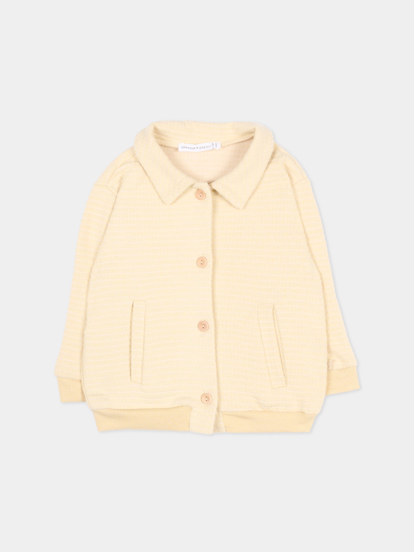 Bomber beige per neonato,Bamboom,1132TE00071 ALMOND CREAM