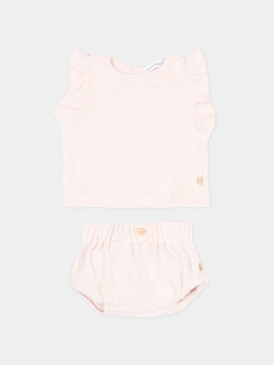 Completo sportivo rosa per neonata,Bamboom,1135TE00069 PINK BLOOM