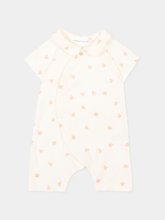 Tutina avorio Lucky Leaves per neonati,Bamboom,1149TE00074 LUCKY LEAVES