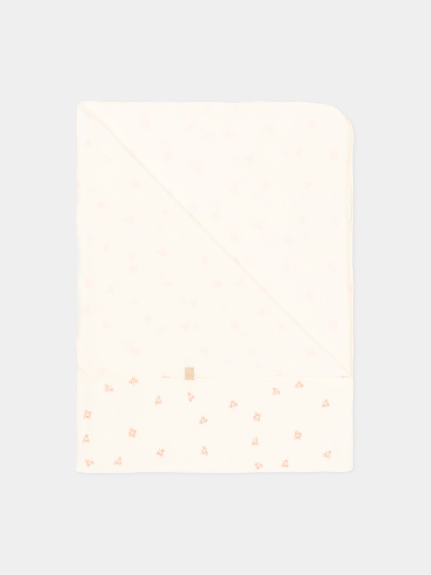 Coperta avorio Lucky Leaves per neonati,Bamboom,1155TE00074 LUCKY LEAVES