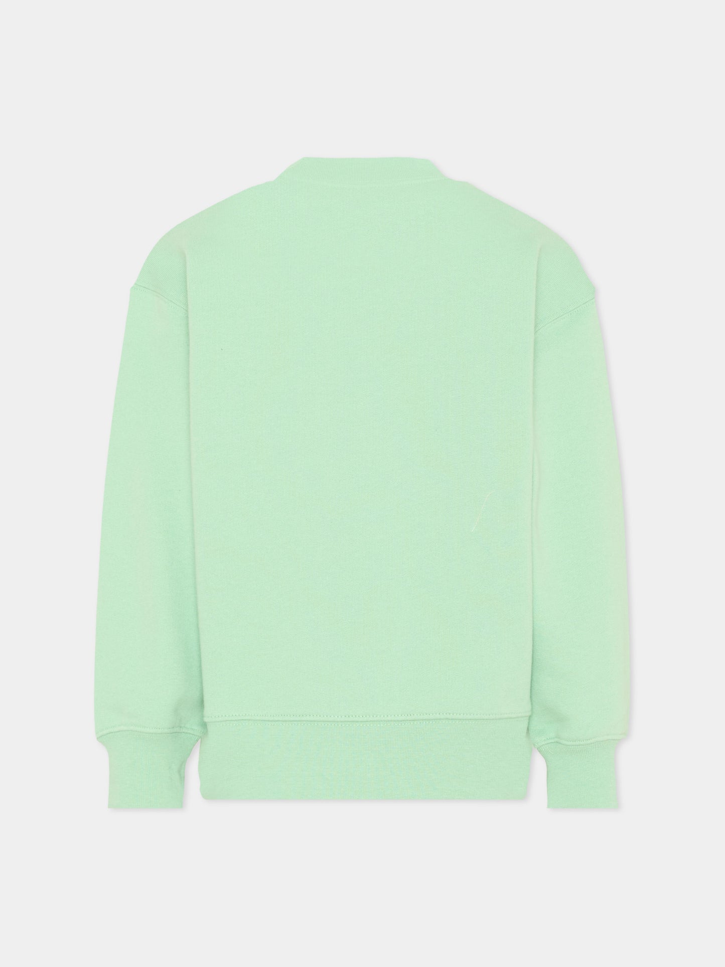 Felpa verde Palm Angels per bambini teddy bear,Palm Angels,PBBA012S26FLE002 080