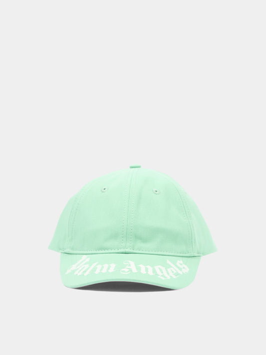 Cappello verde per bambini con logo,Palm Angels,PBLB002S26FAB001 080