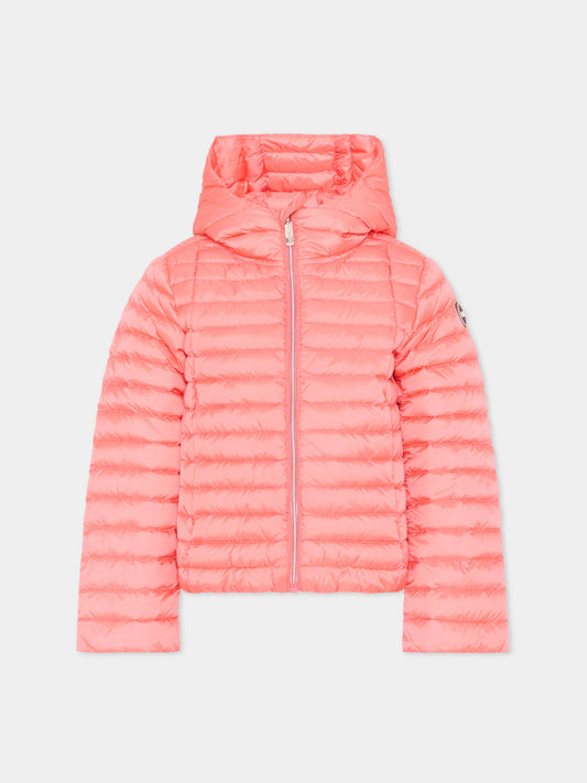 Piumino fucsia per bambina con logo,Colmar Originals Kids,3455 9VX 755