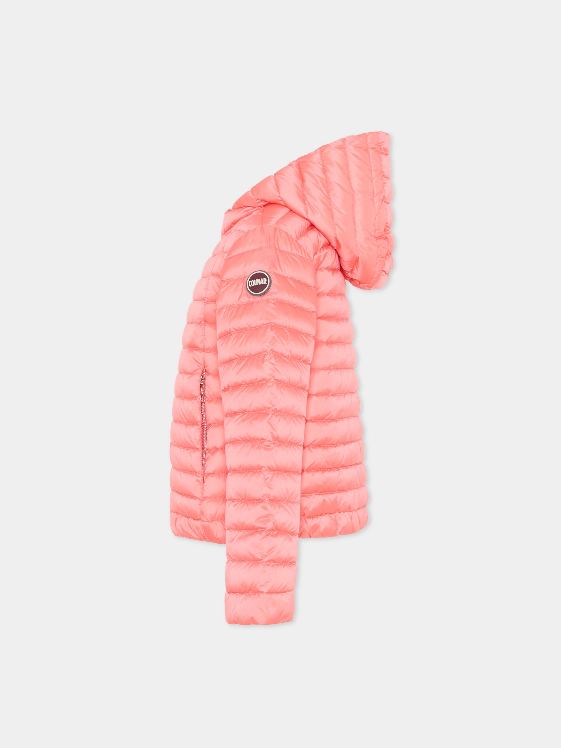 Piumino fucsia per bambina con logo,Colmar Originals Kids,3455 9VX 755