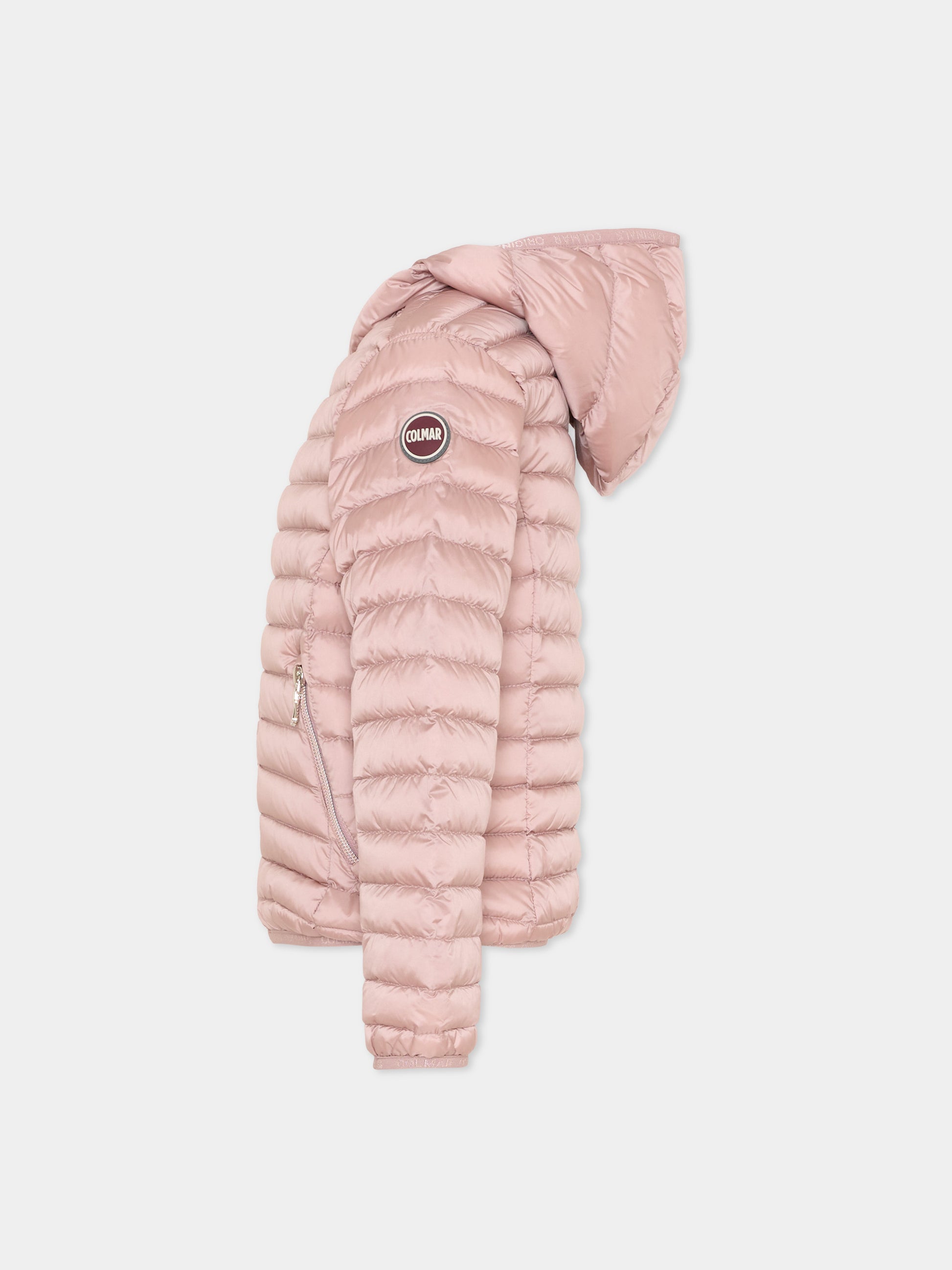Piumino rosa per bambina con logo,Colmar Originals Kids,3490A 9VX 756