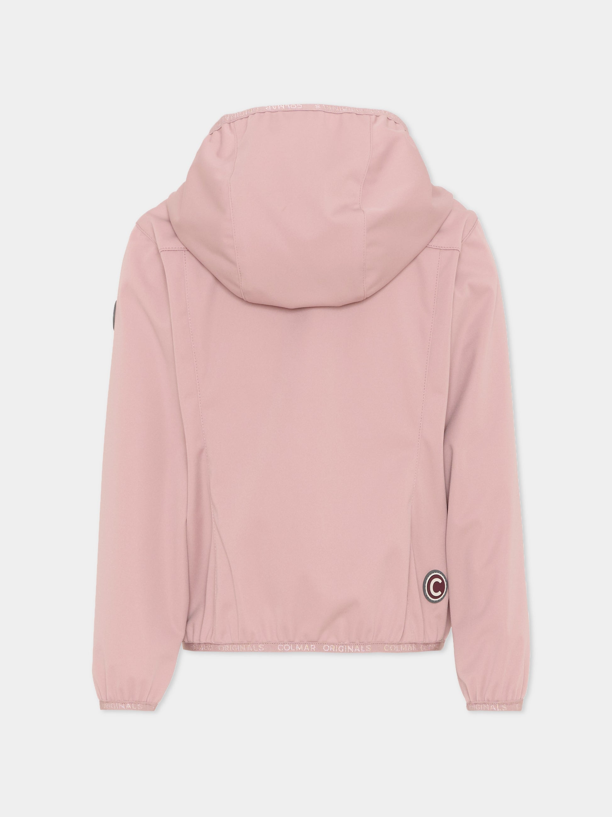 Giacche a vento rosa per bambina con logo,Colmar Originals Kids,3968A 6ZB 756