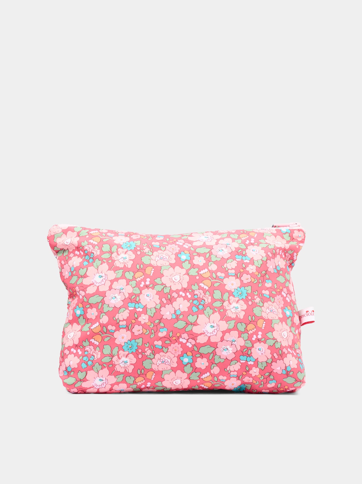 Pochette fucscia per bambina floreale,Pesciolino Rosso,BRS PO 02 S 182
