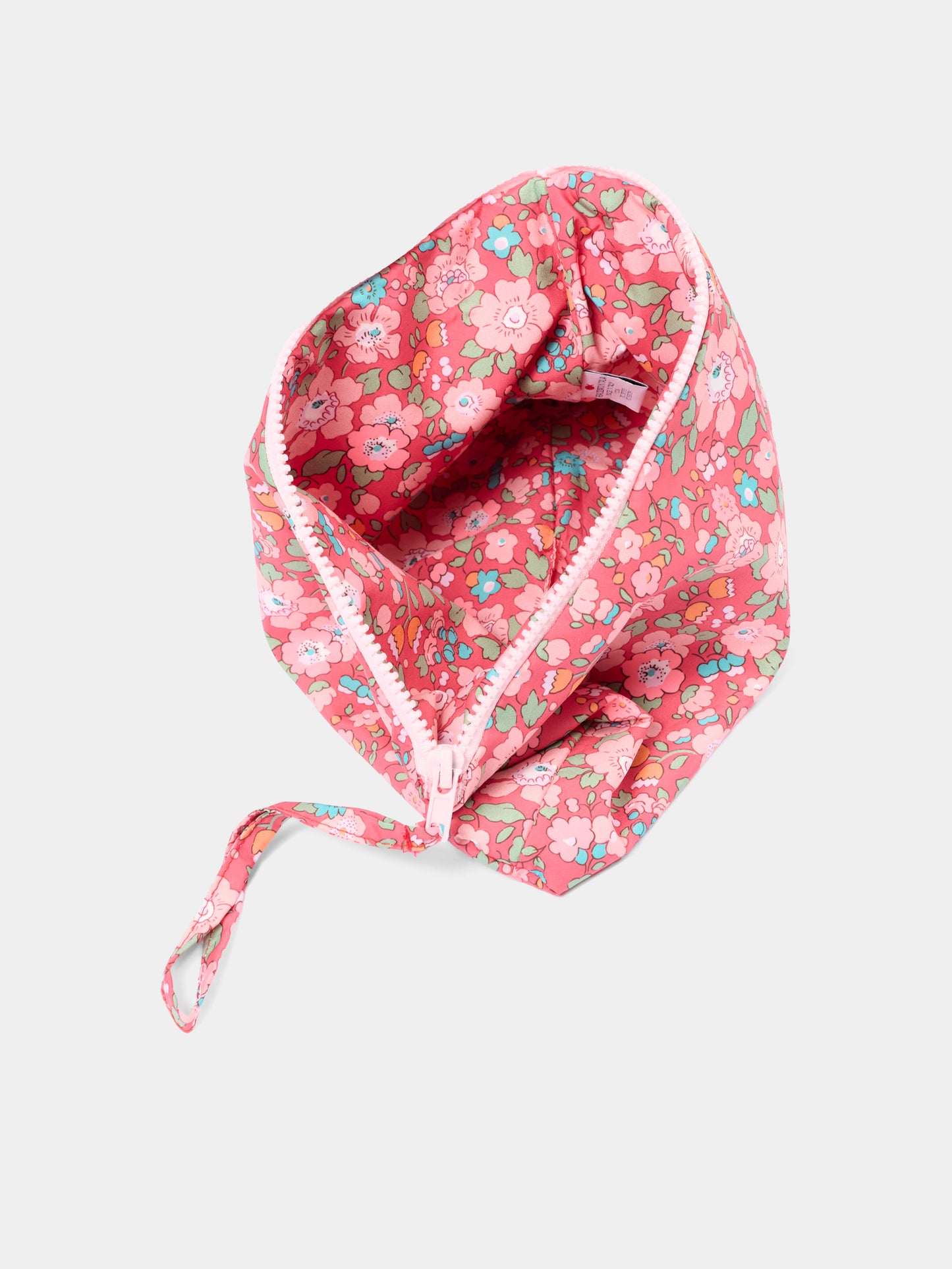 Pochette fucscia per bambina floreale,Pesciolino Rosso,BRS PO 02 S 182