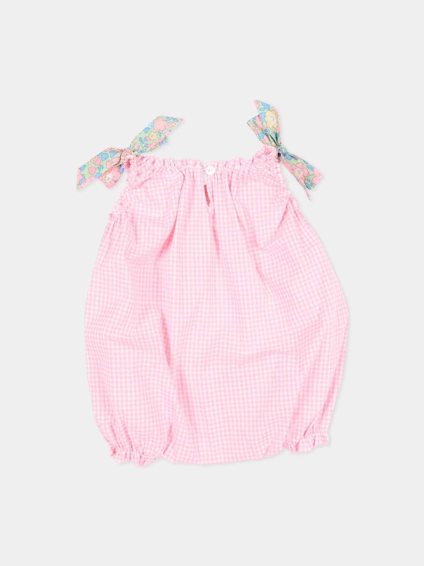 Pagliaccetto rosa per neonata vichy,Pesciolino Rosso,PG 2 PATCH S 184