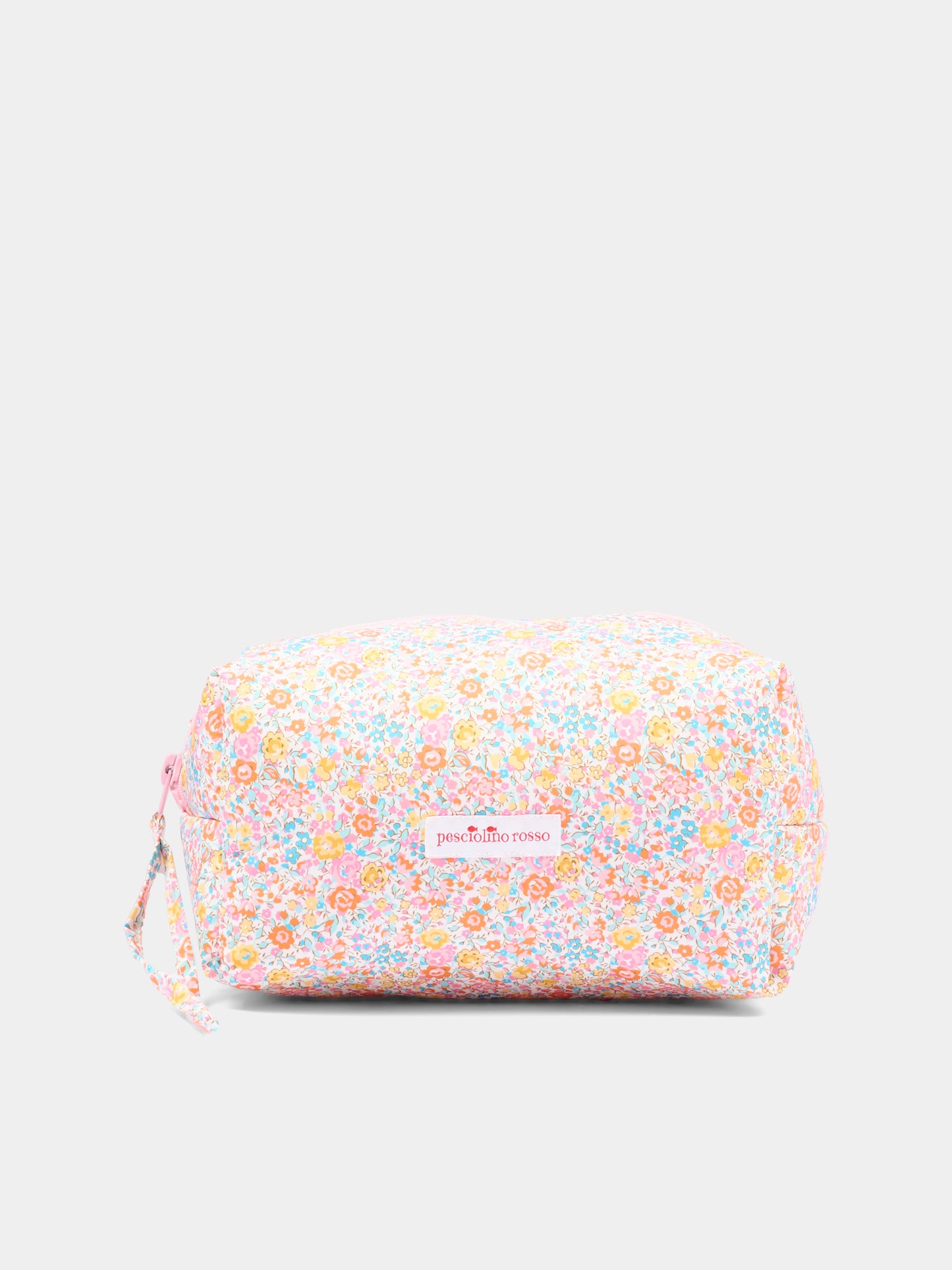 Pochette gialla per bambina floreale,Pesciolino Rosso,BRS BA 04 S 186