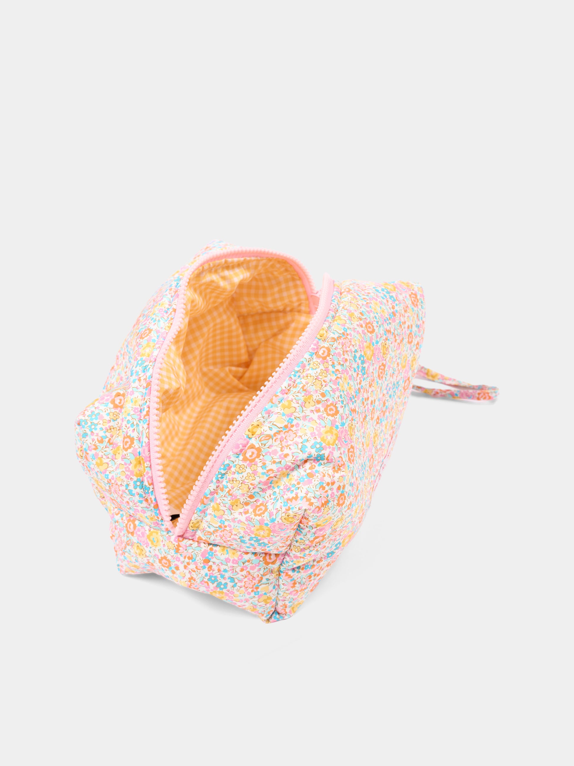 Pochette gialla per bambina floreale,Pesciolino Rosso,BRS BA 04 S 186