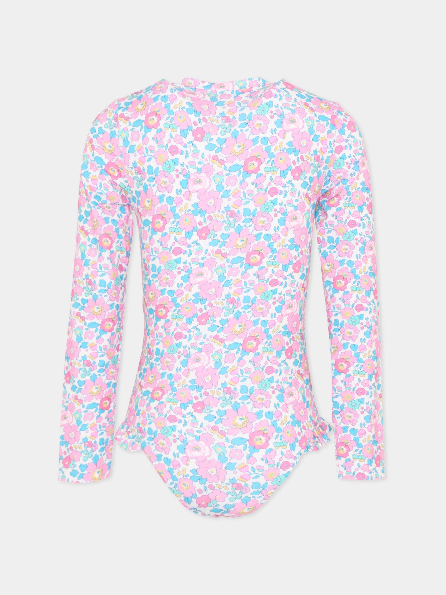 Muta multicolor per bambina floreale,Pesciolino Rosso,MUTA IN S 164