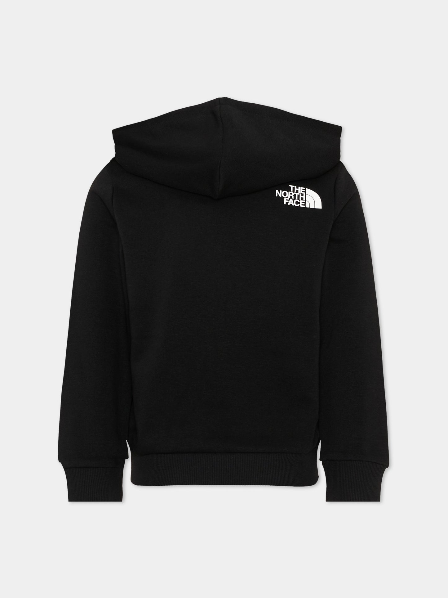 Felpa nera per bambini con logo,The North Face Kids,NF0A8GR4JK31