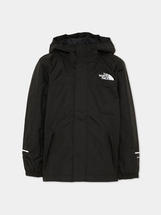 Giubbotto nero per bambini con logo,The North Face Kids,NF0A8A48KX71
