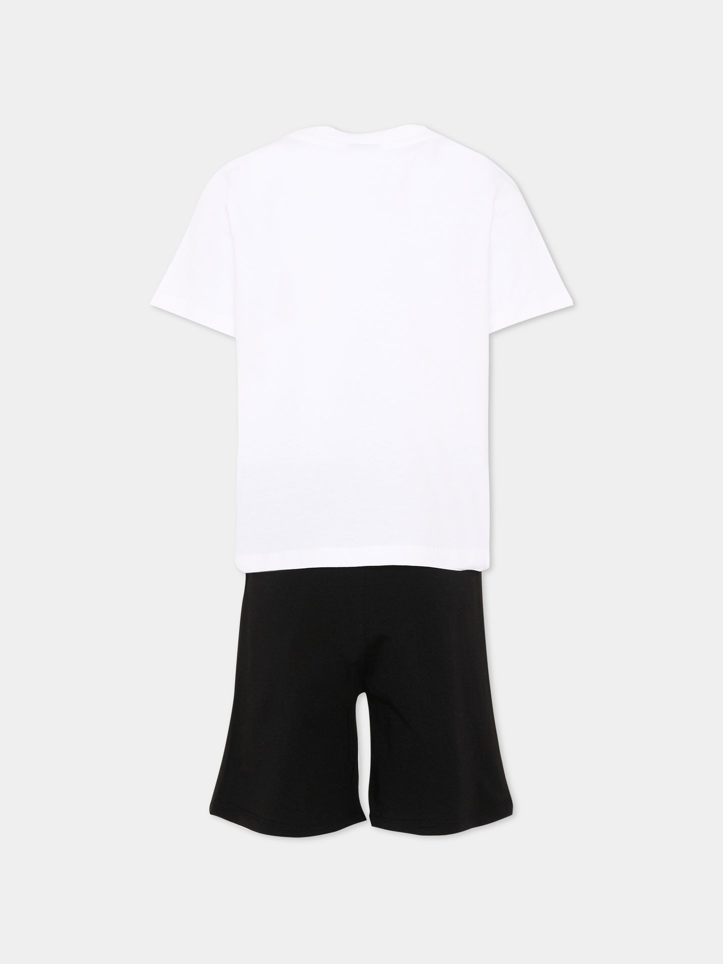 Completo sportivo bianco per bambino con logo,The North Face Kids,NF0A8G1HLA91