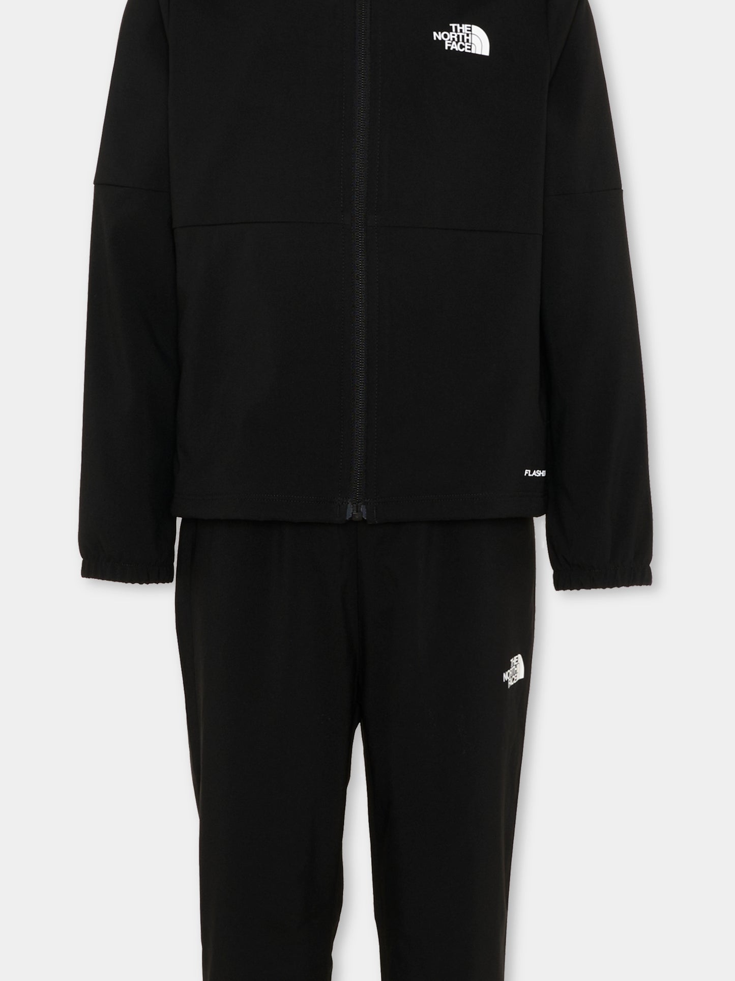 Completo sportivo nero per bambini con logo,The North Face Kids,NF0A8FYTJK31