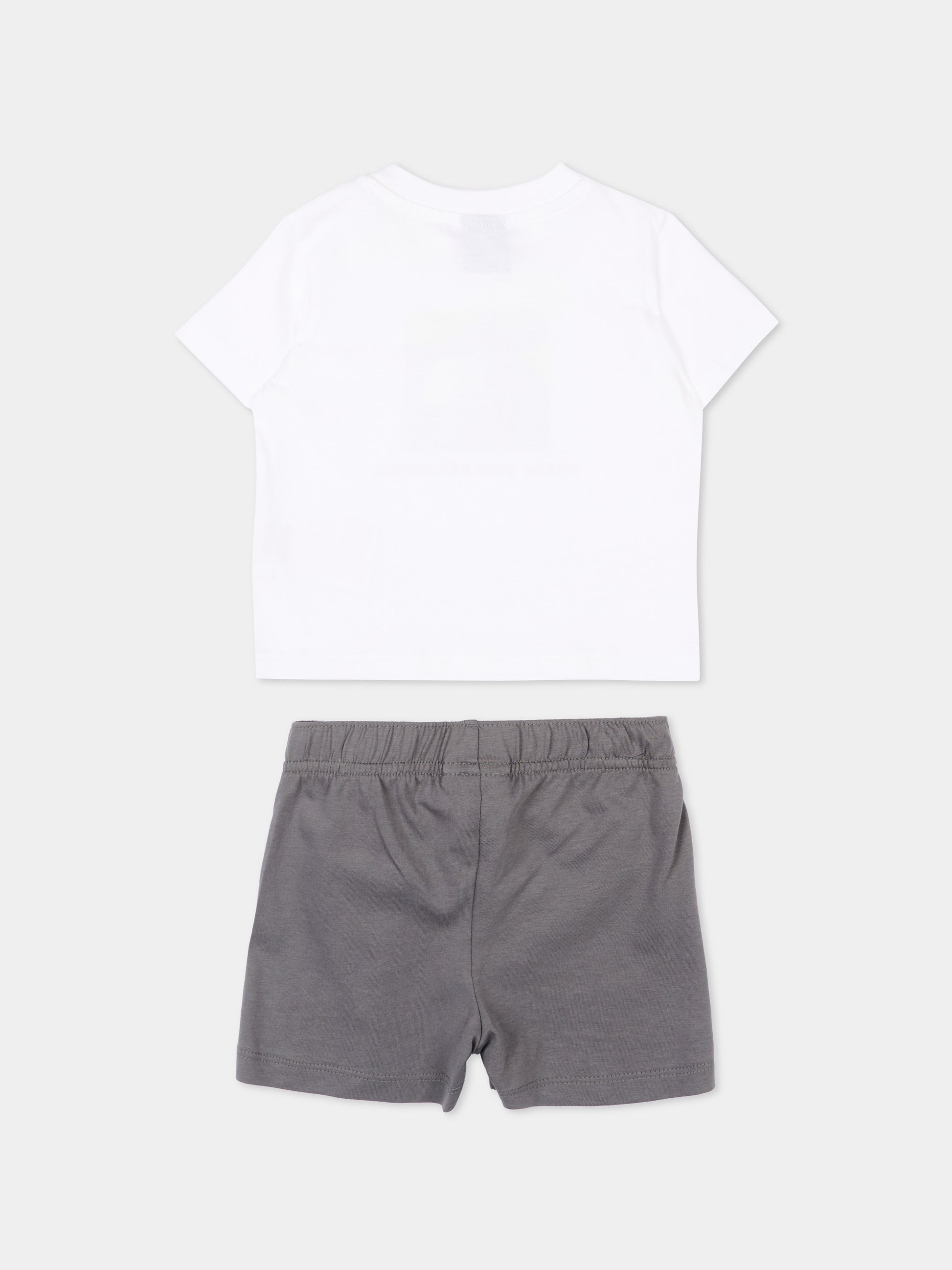 Completo sportivo bianco per neonato con logo,The North Face Kids,NF0A8G1D3N81