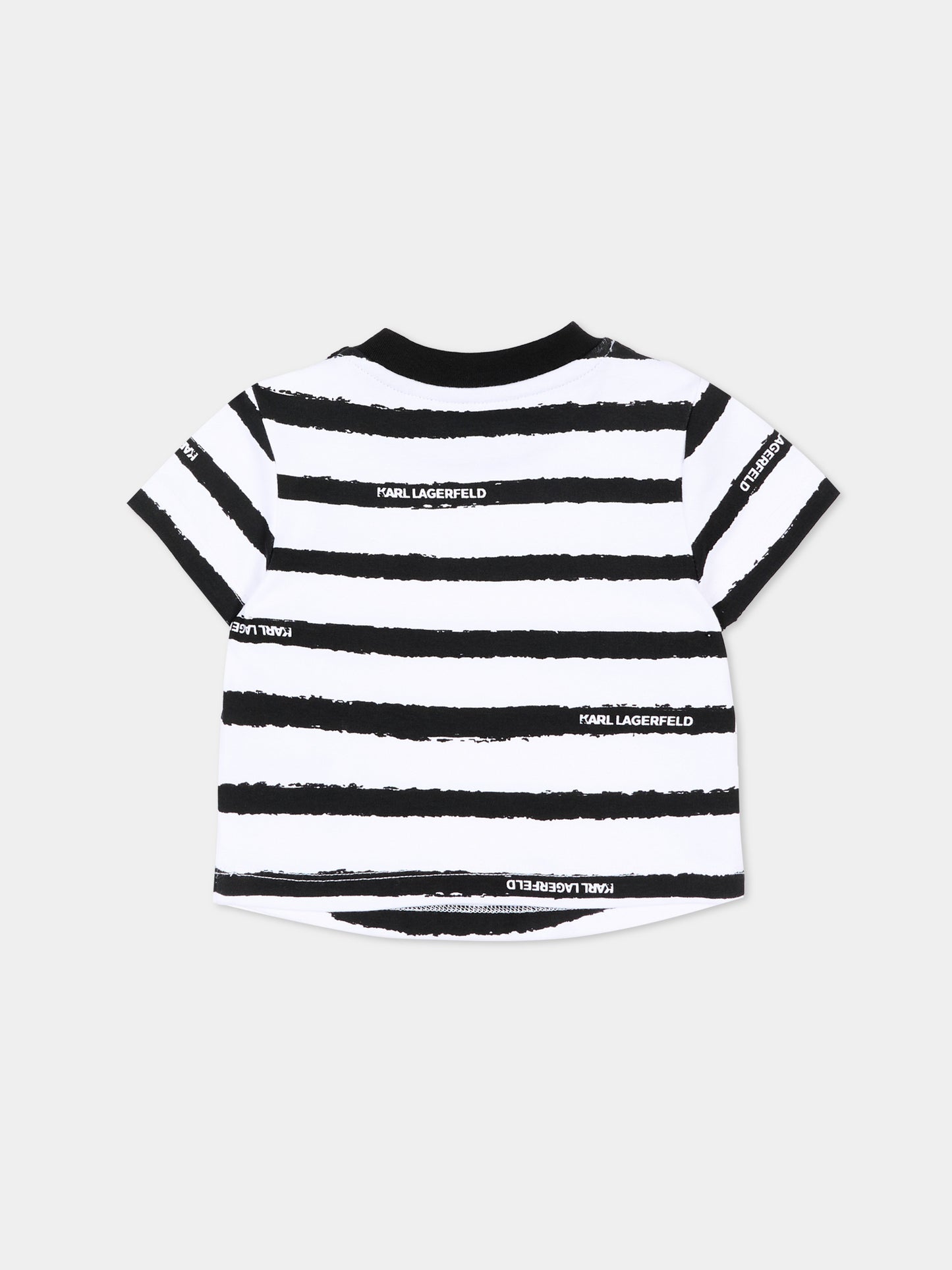 Completo sportivo nero per neonato con logo,Karl Lagerfeld Kids,Z31073 09B
